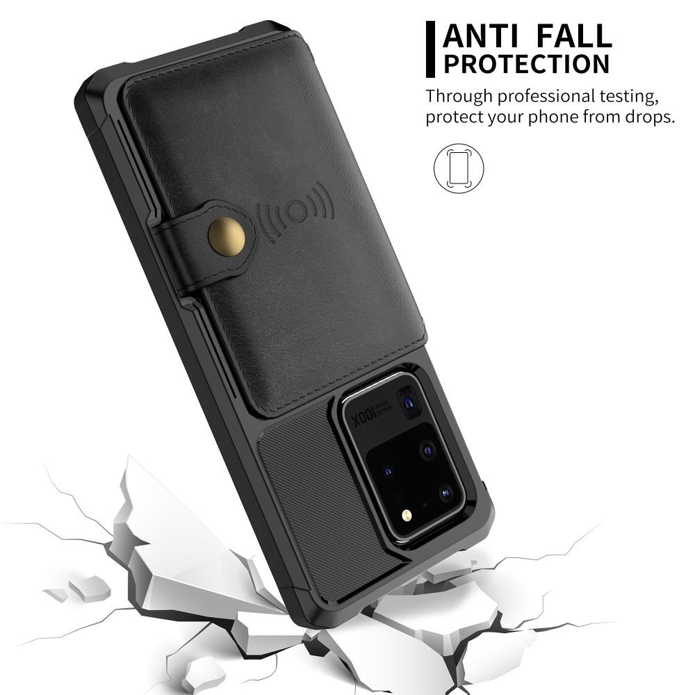 Funda con tarjetero Tough Multi-slot Samsung Galaxy S20 Ultra Negro