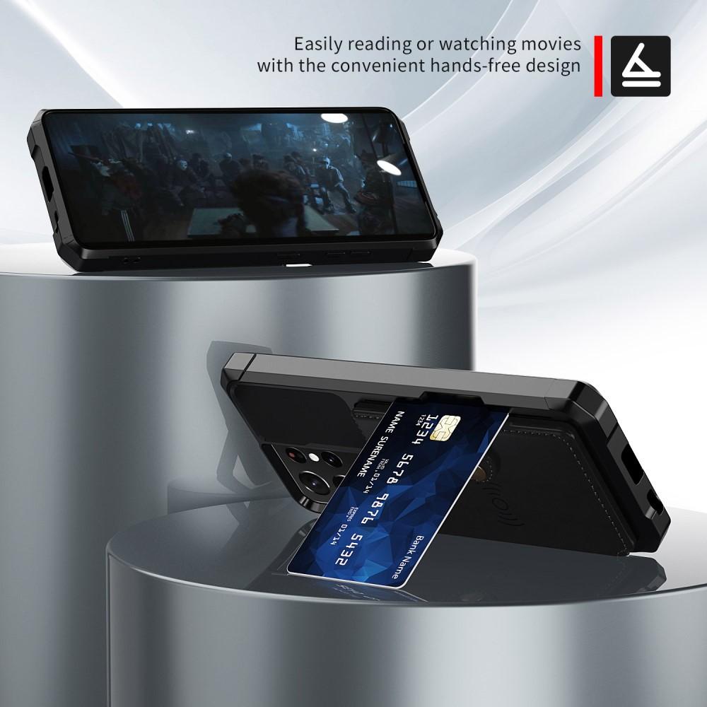 Funda con tarjetero Tough Multi-slot Samsung Galaxy S21 Ultra Negro