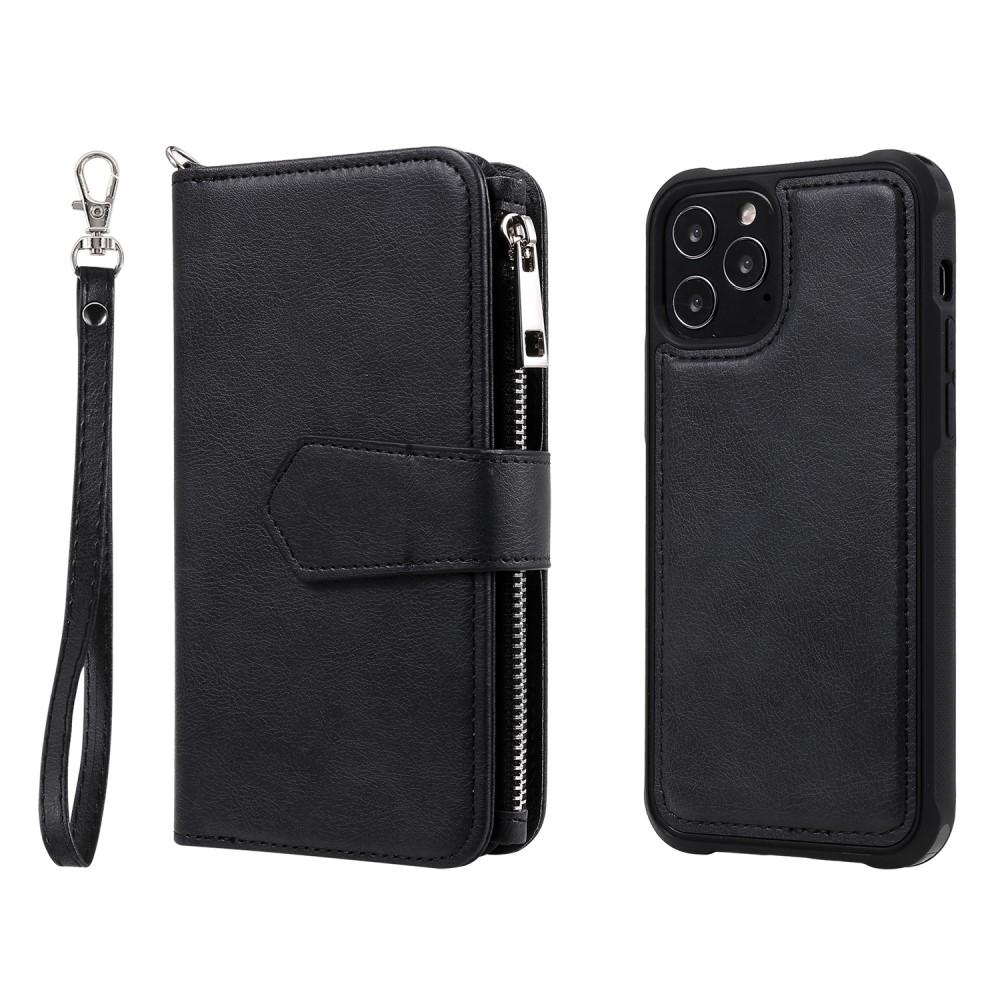 Zipper Magnet Wallet iPhone 12/12 Pro Negro