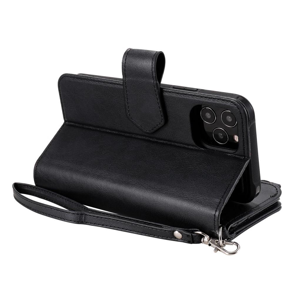 Zipper Magnet Wallet iPhone 12/12 Pro Negro