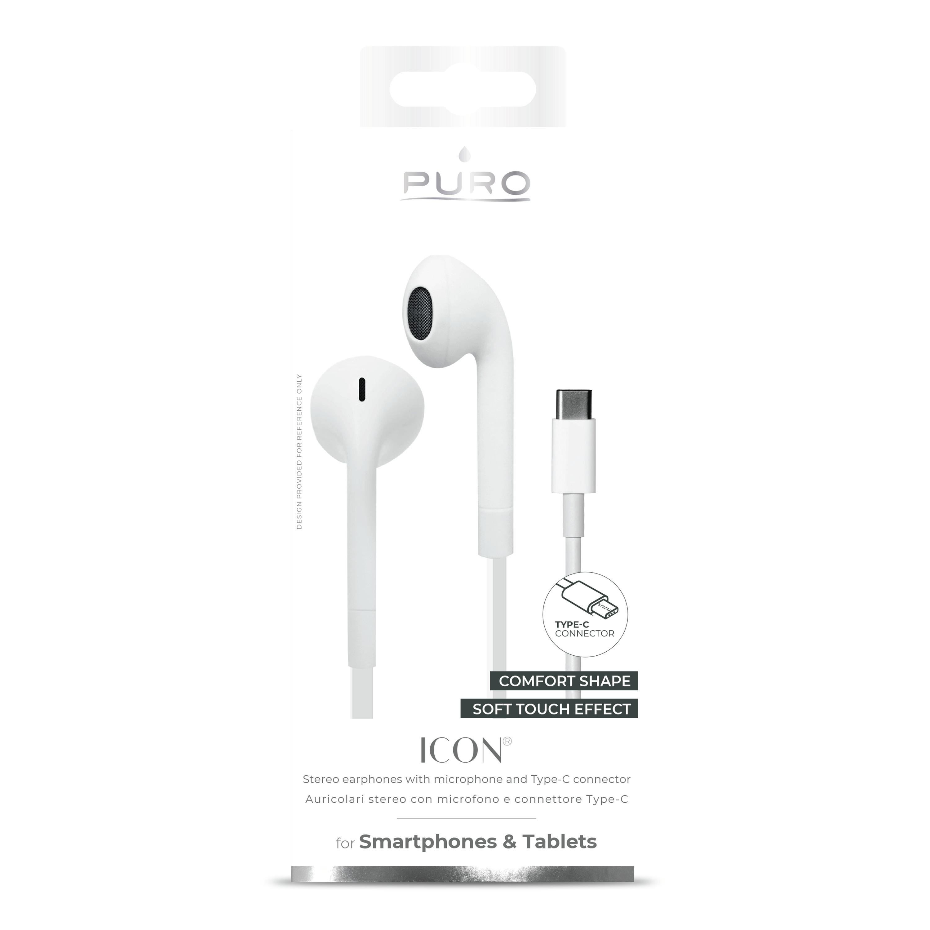 Auriculares ICON USB-C Blanco