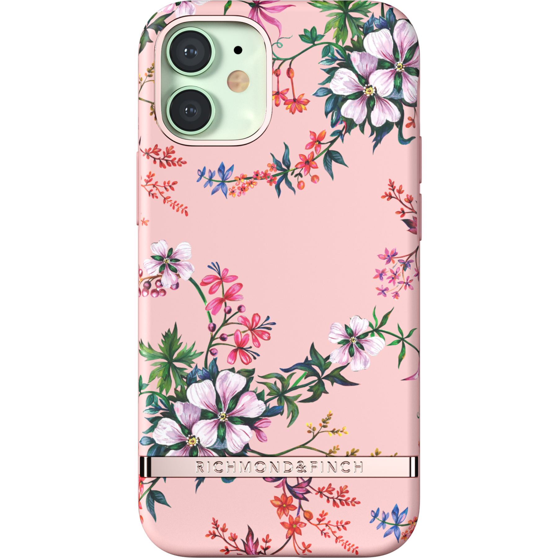 Funda iPhone 12 Mini Pink Blooms