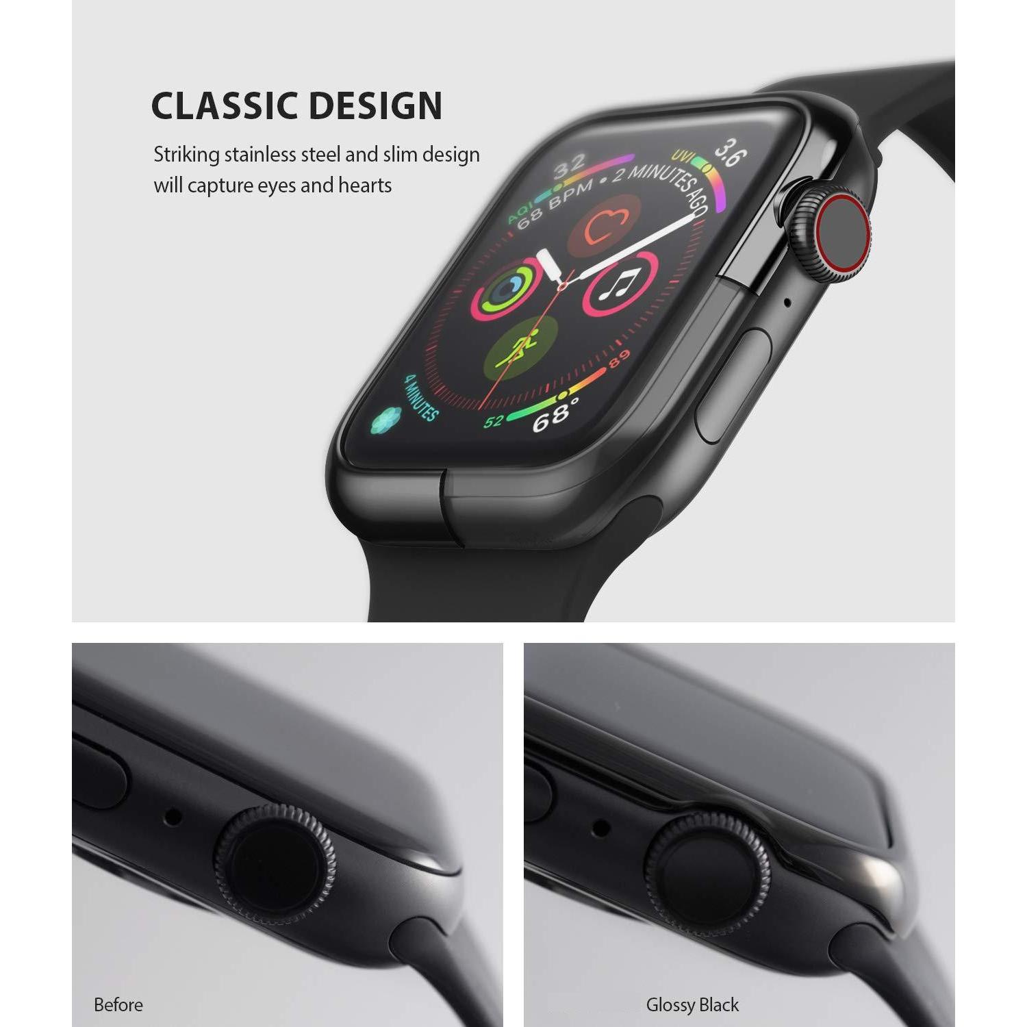 Bezel Styling Apple Watch 44mm Black