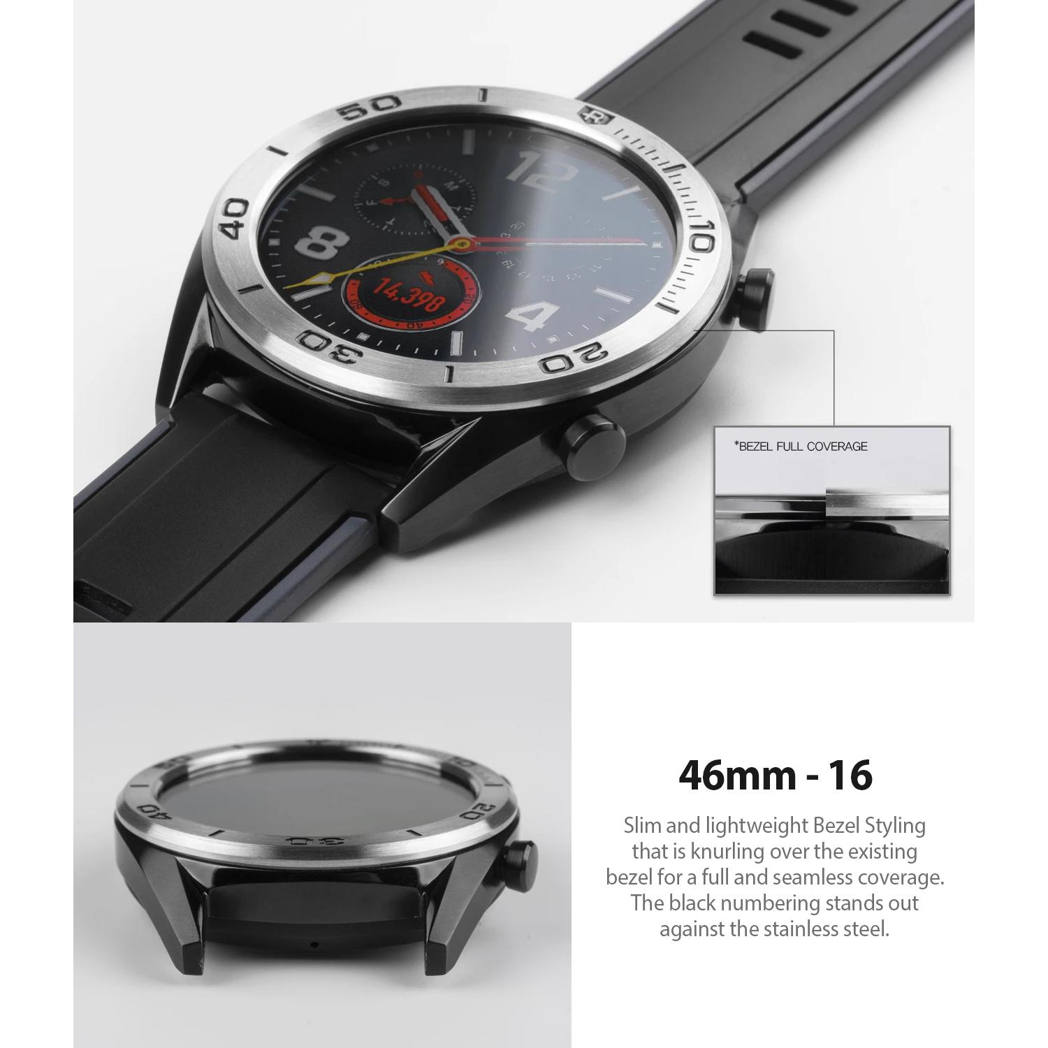 Bezel Styling Huawei Watch GT Plata