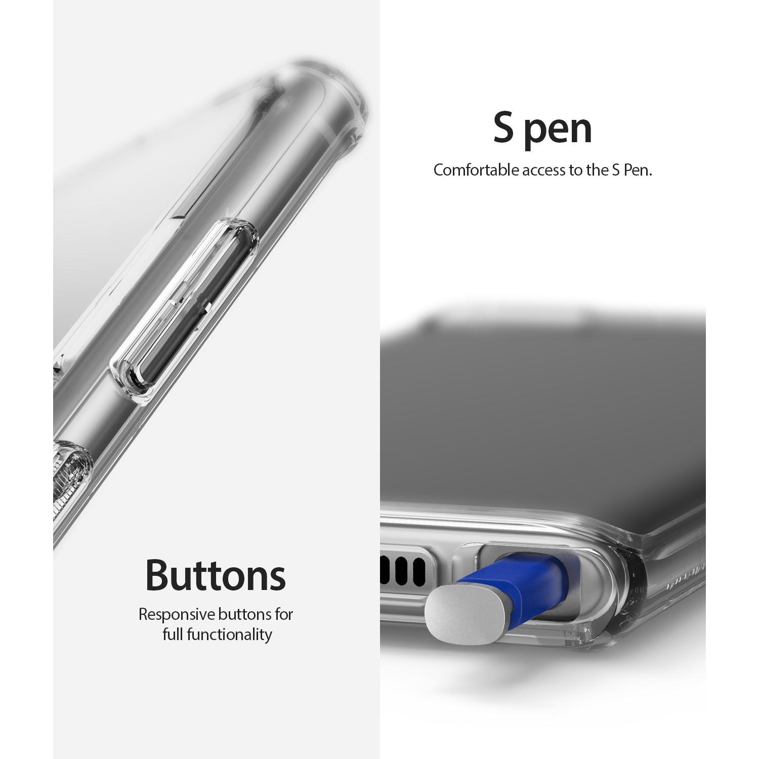 Funda Fusion Samsung Galaxy Note 10 Plus Transparente
