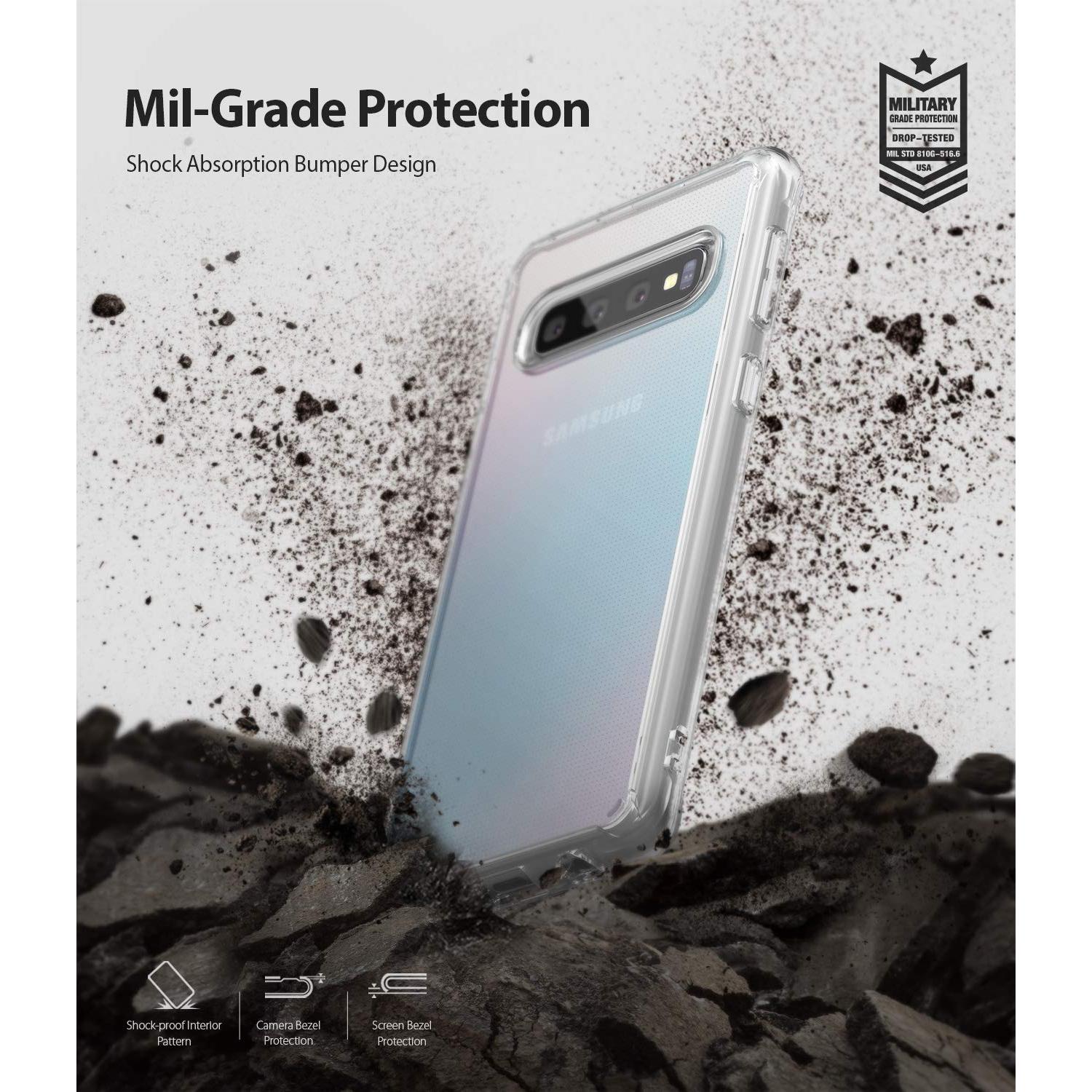 Funda Fusion Samsung Galaxy S10 Plus Transparente