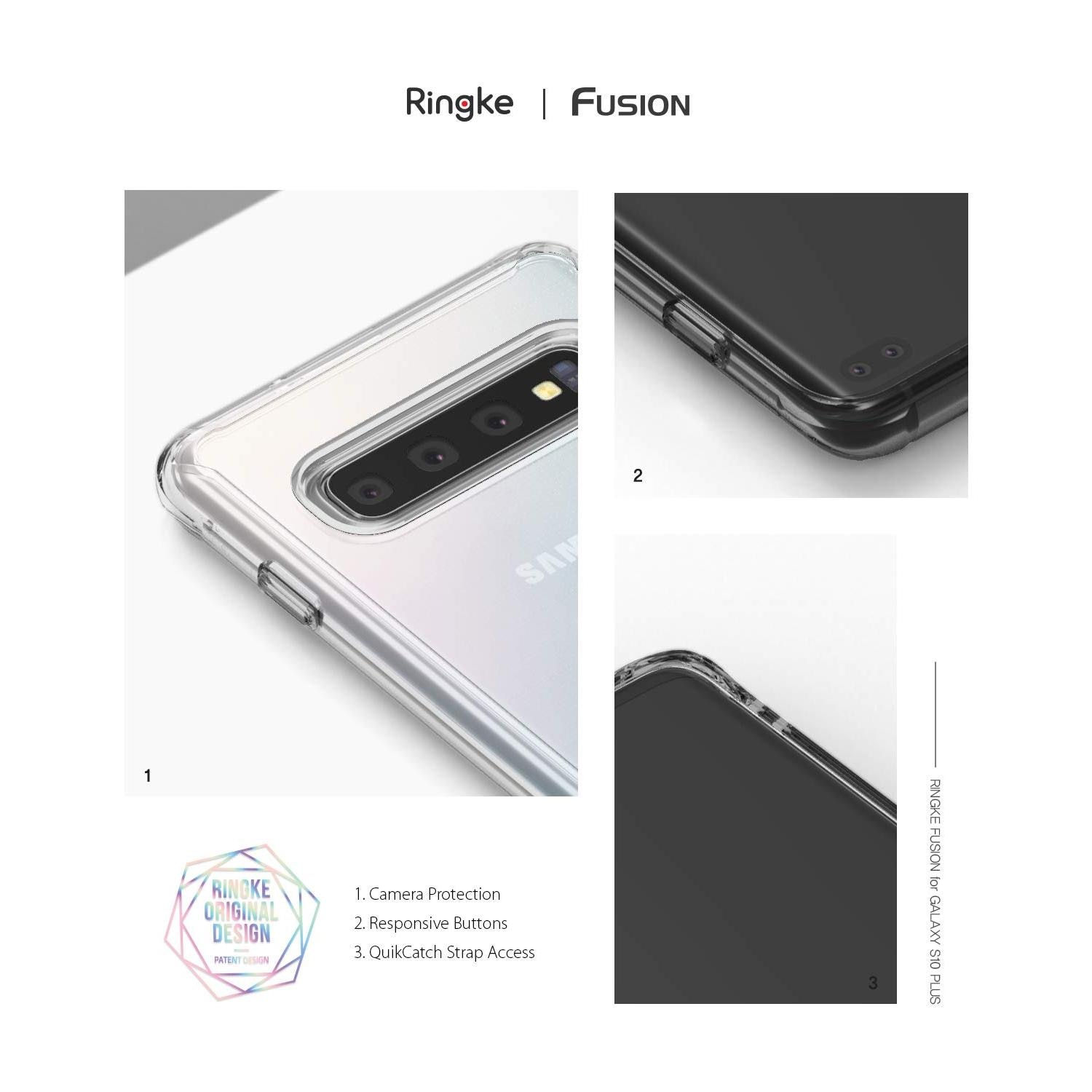 Funda Fusion Samsung Galaxy S10 Plus Transparente