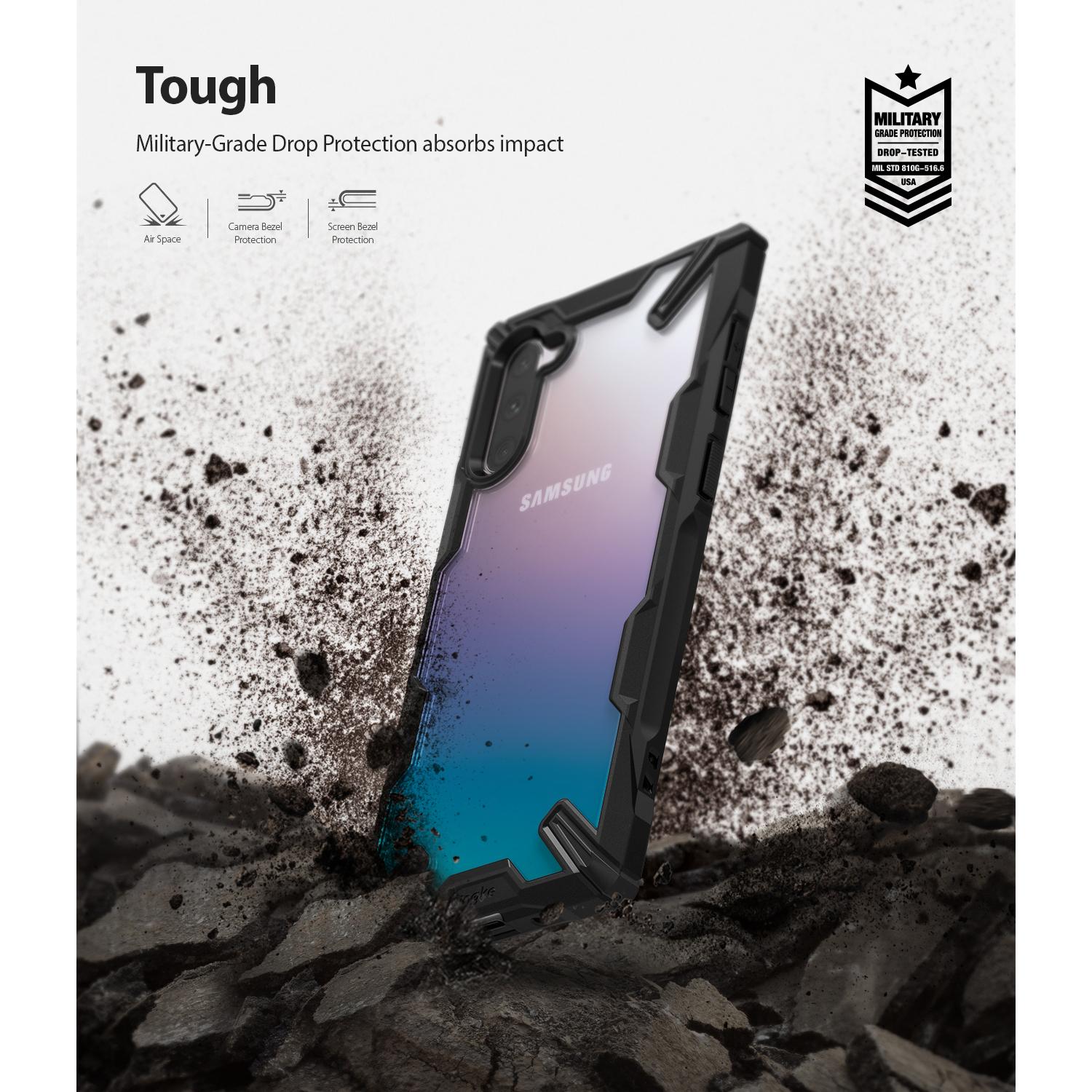 Funda Fusion X Samsung Galaxy Note 10 Negro