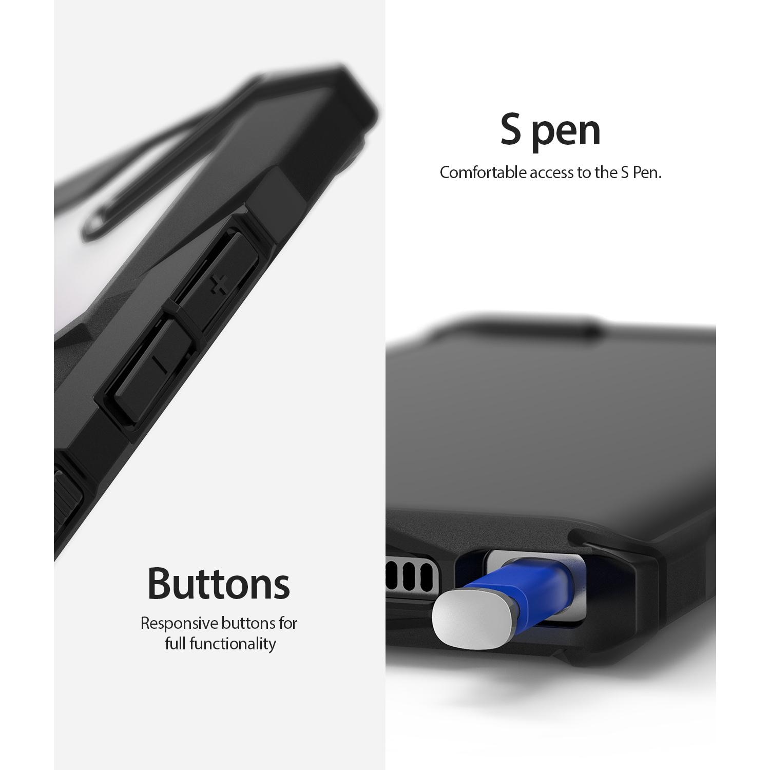 Funda Fusion X Samsung Galaxy Note 10 Negro