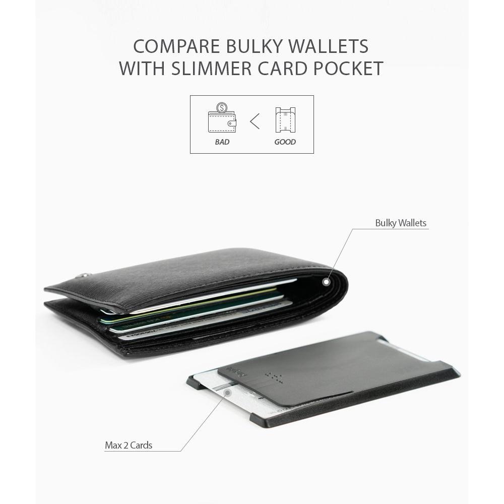 Slot Card Holder Universal  Black