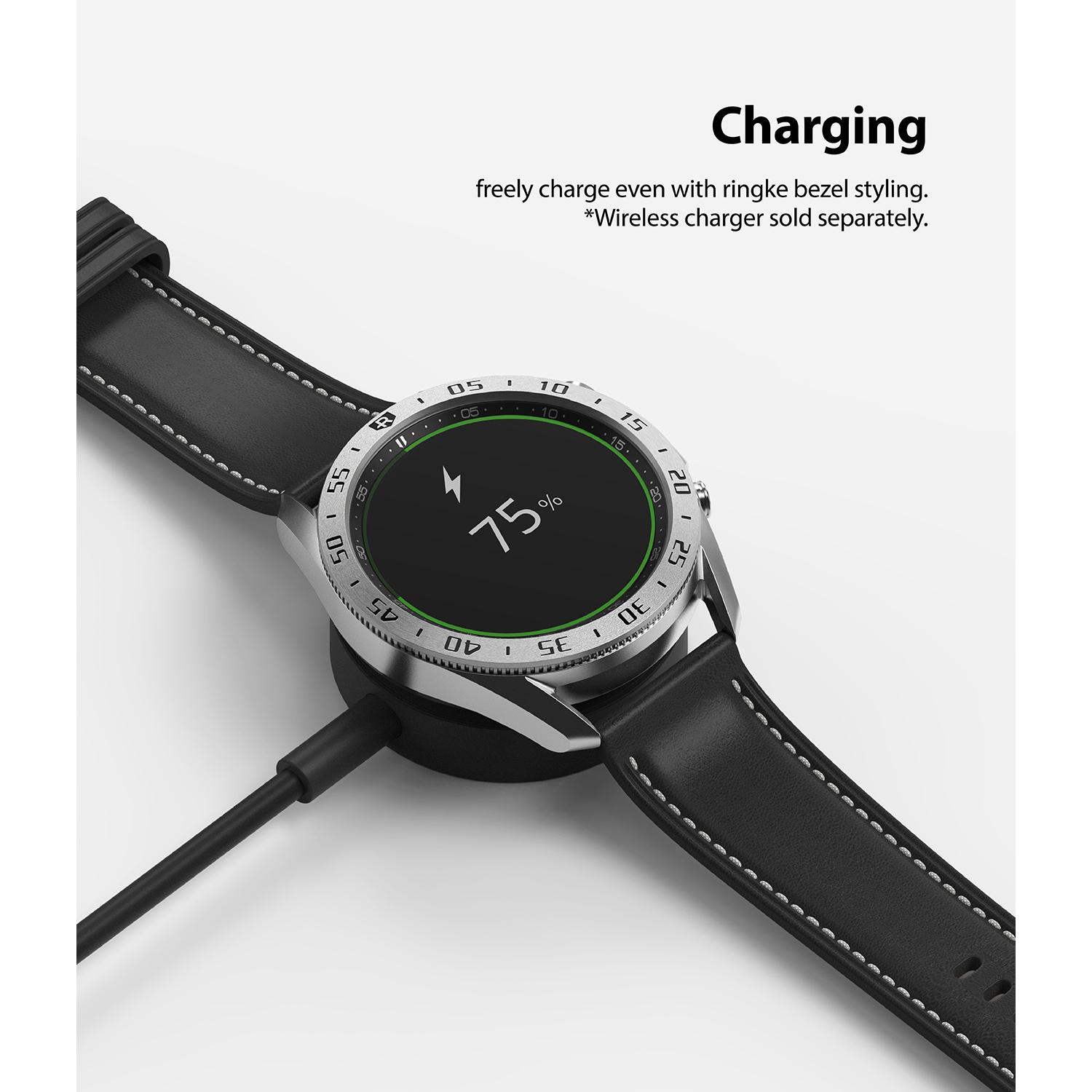 Bezel Styling Samsung Galaxy Watch 3 45mm Plata