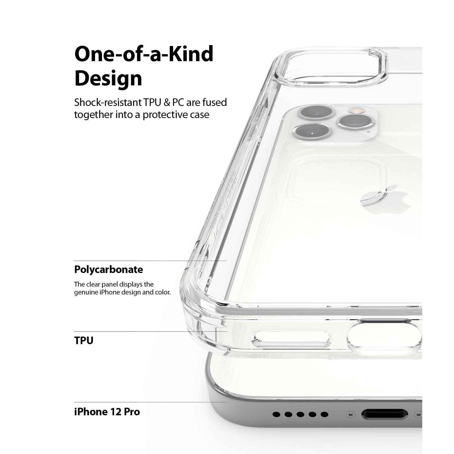 Funda Fusion iPhone 12/iPhone 12 Pro Transparente