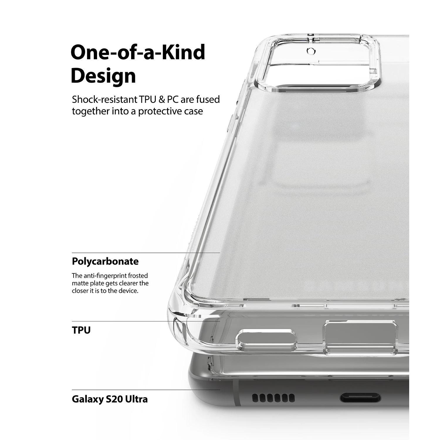 Funda Fusion Matte Samsung Galaxy S20 Ultra Clear