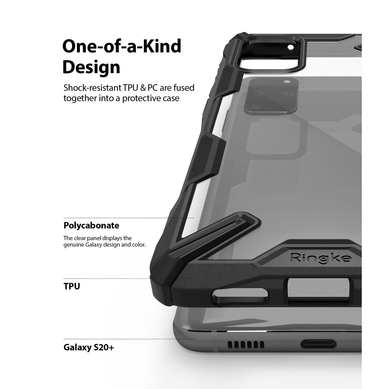 Funda Fusion X Samsung Galaxy S20 Plus Negro