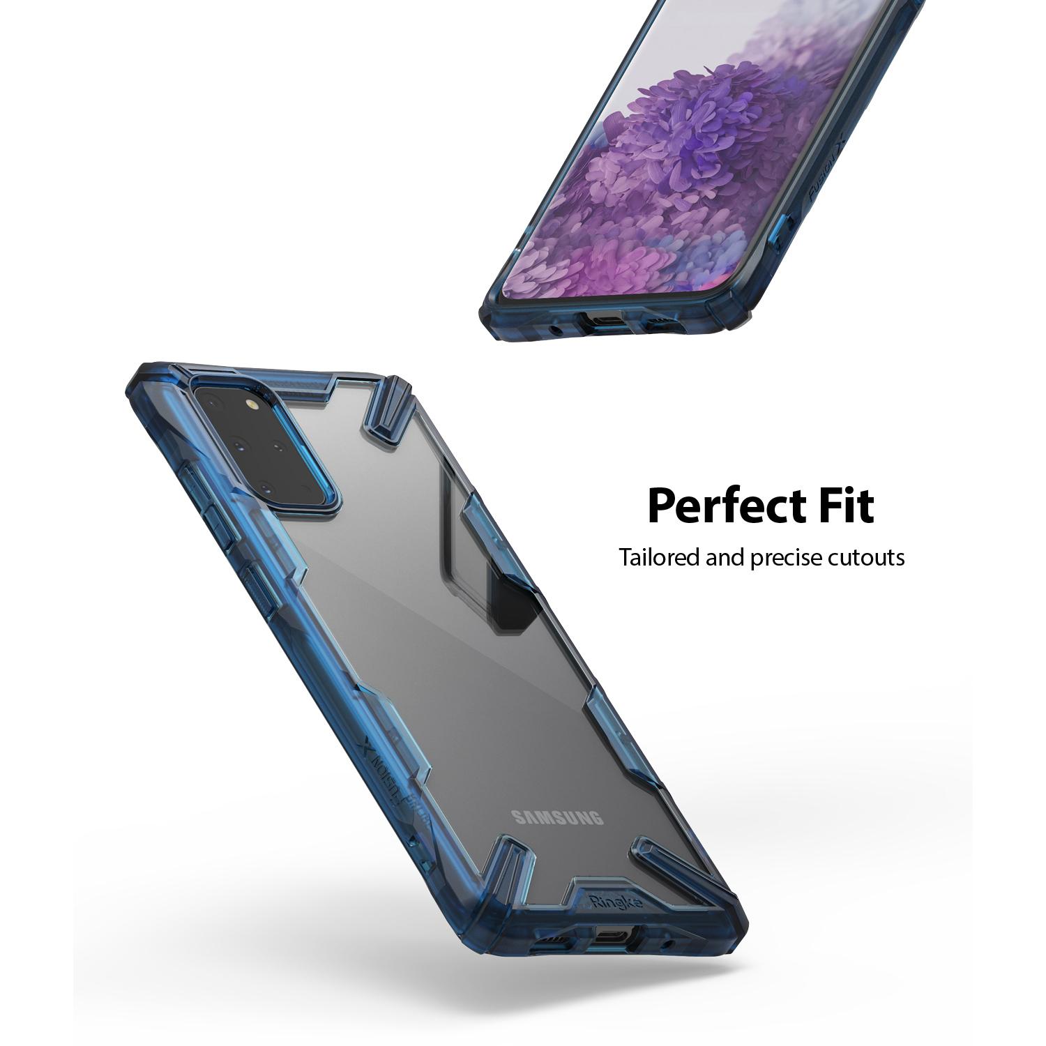 Funda Fusion X Samsung Galaxy S20 Plus Azul