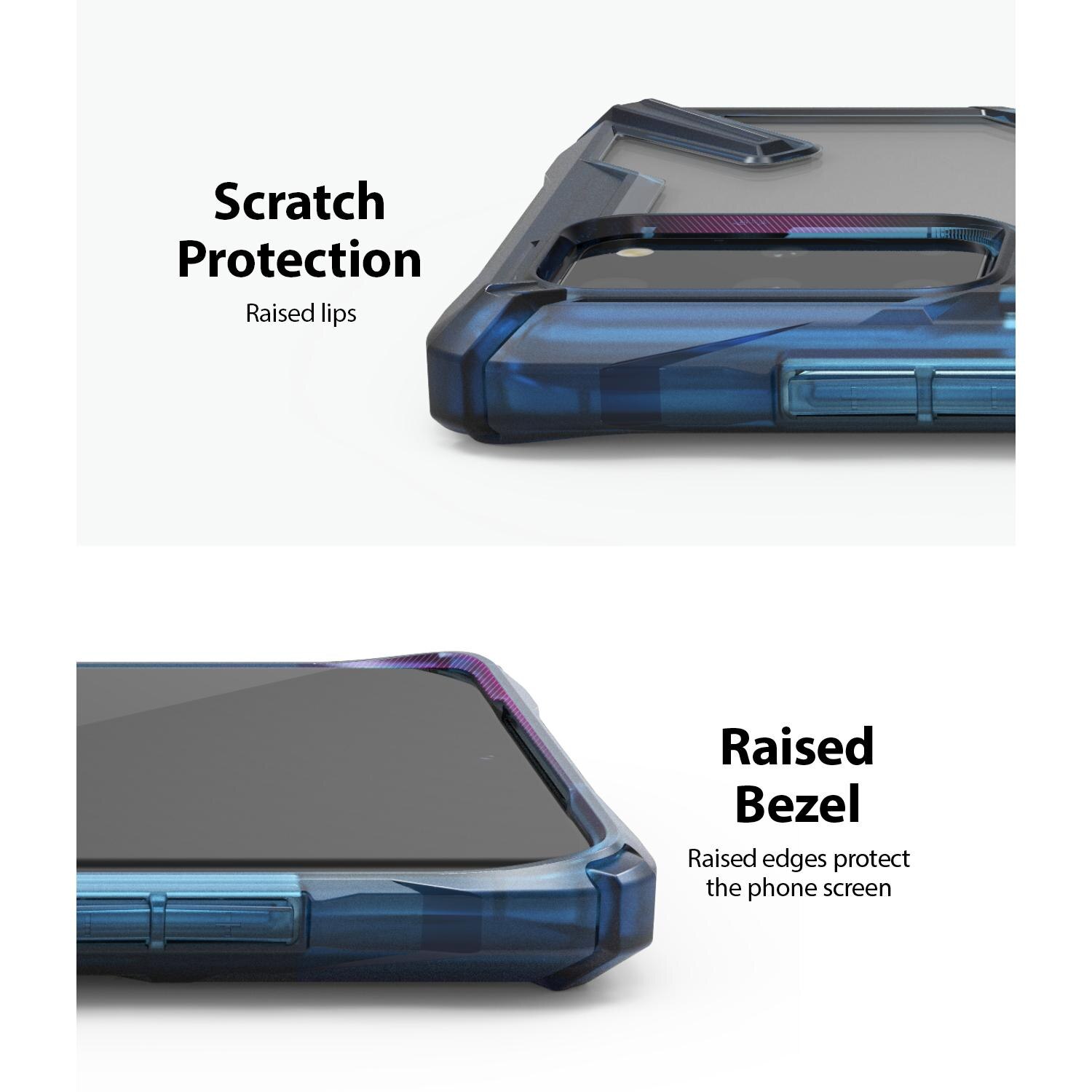 Funda Fusion X Samsung Galaxy S20 Plus Azul