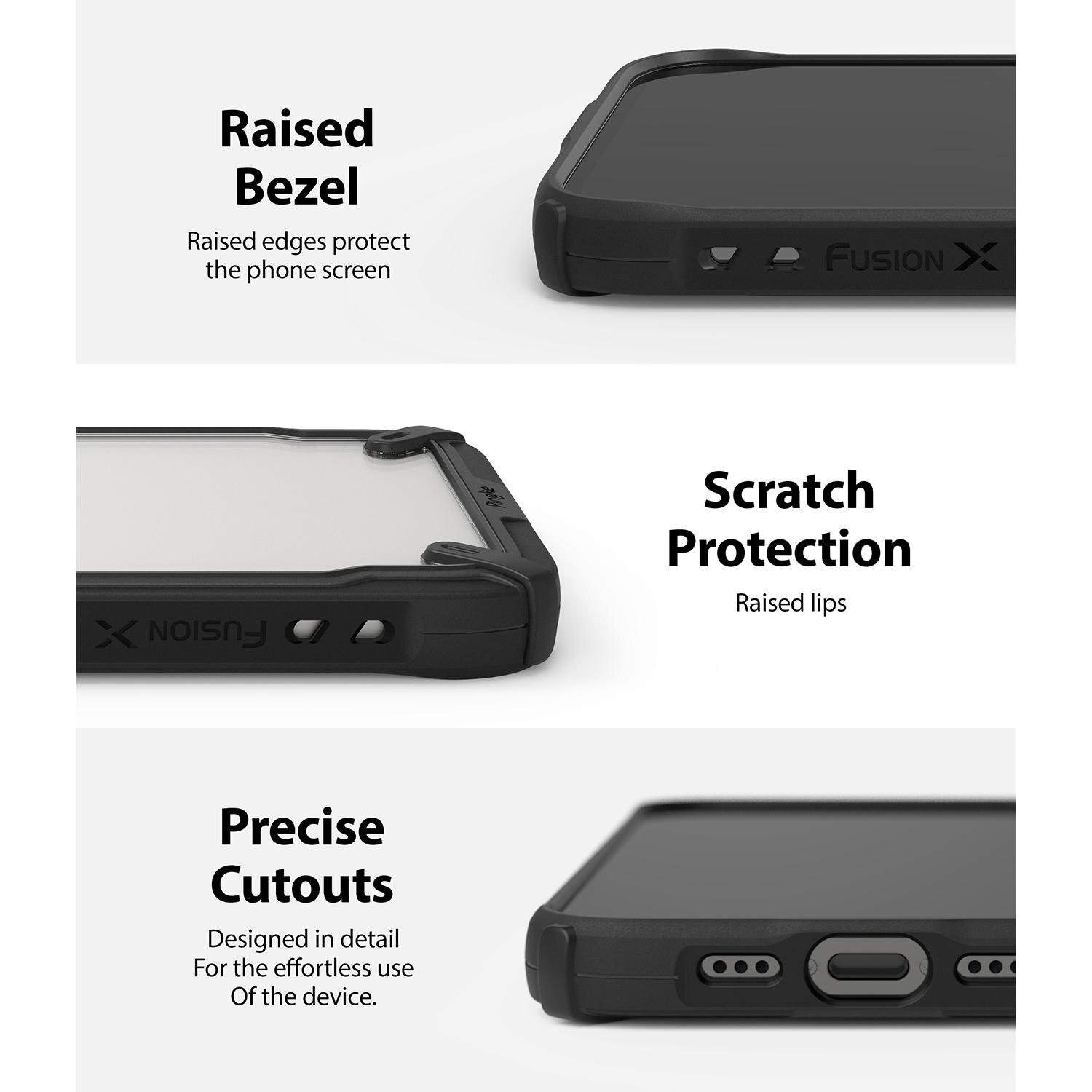 Funda Fusion X iPhone 12/iPhone 12 Pro Negro