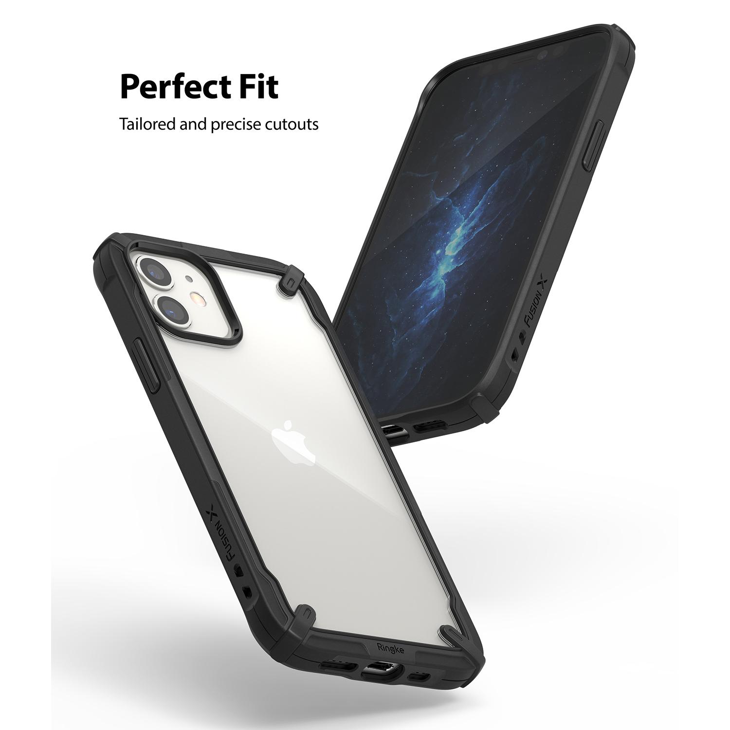 Funda Fusion X iPhone 12 Mini Negro
