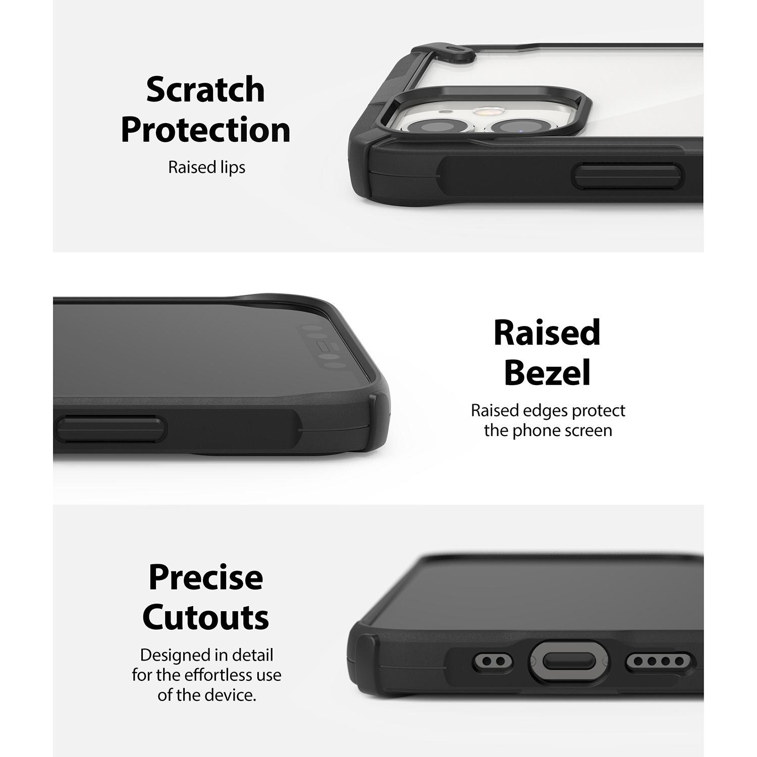 Funda Fusion X iPhone 12 Mini Negro