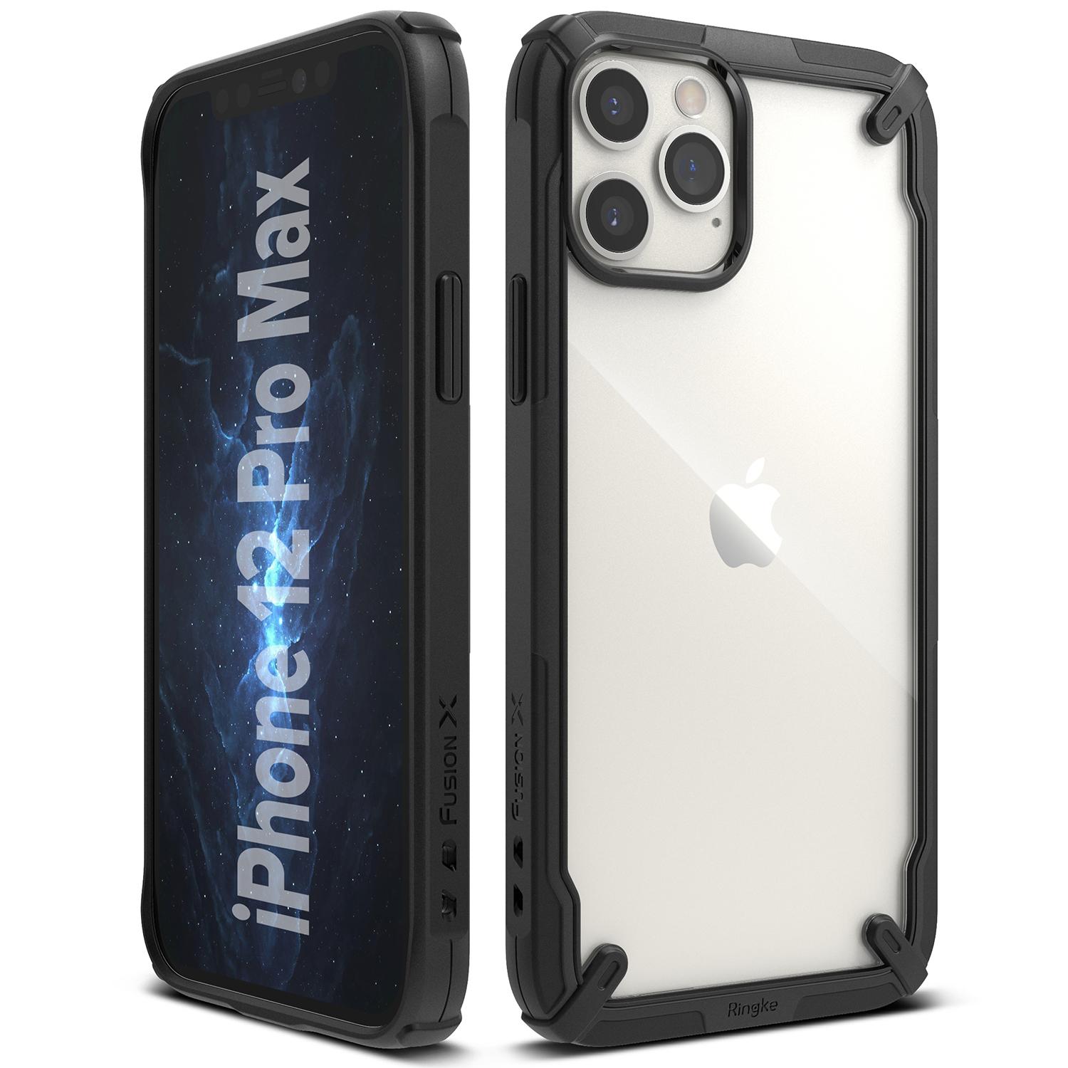 Funda Fusion X iPhone 12 Pro Max Negro