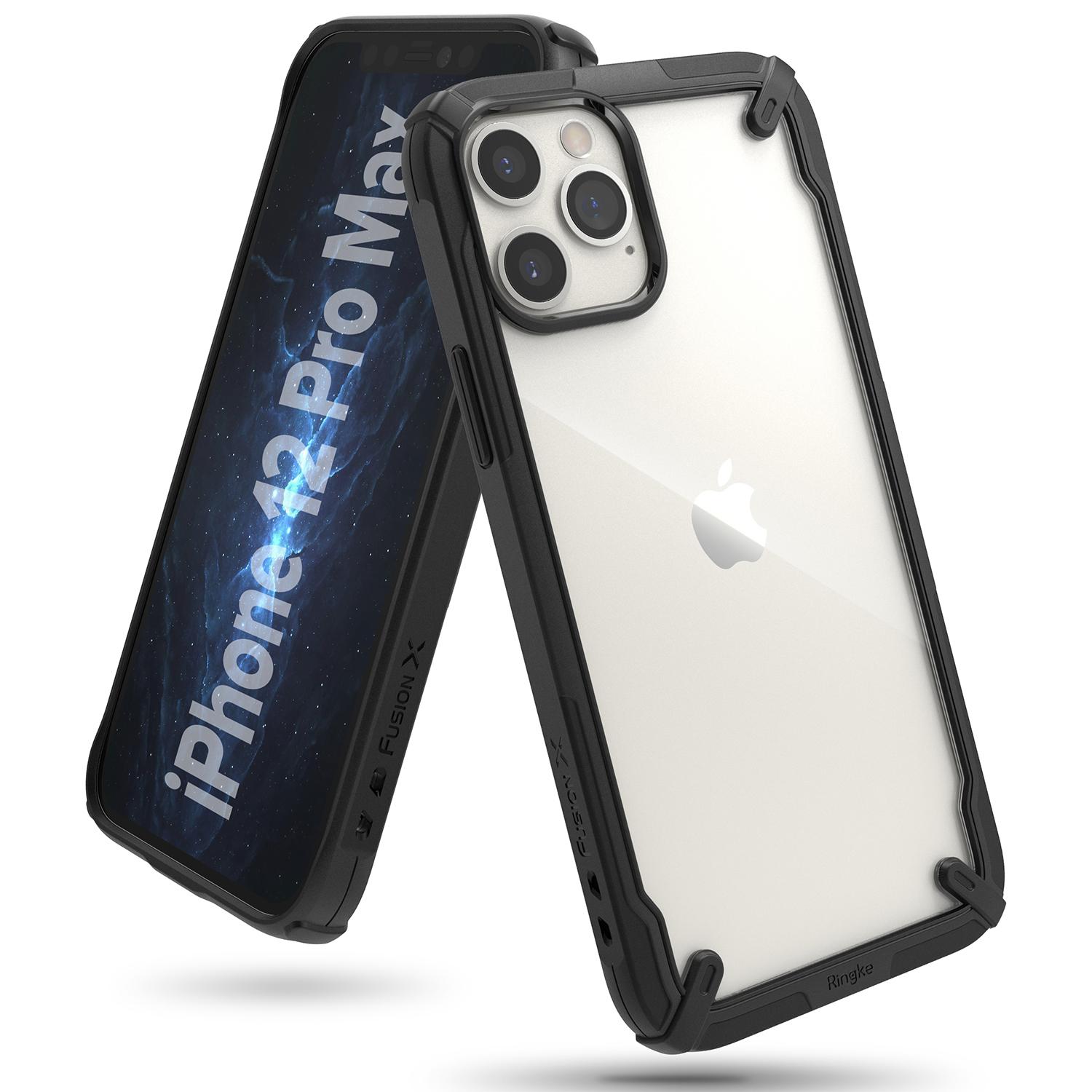 Funda Fusion X iPhone 12 Pro Max Negro