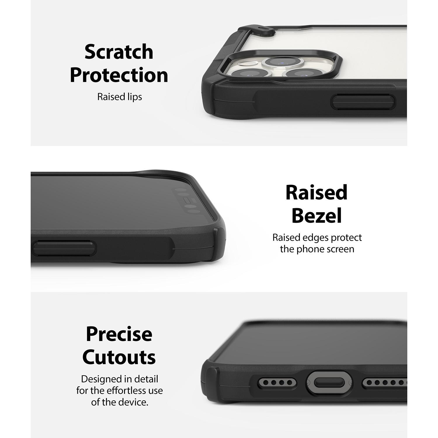 Funda Fusion X iPhone 12 Pro Max Negro