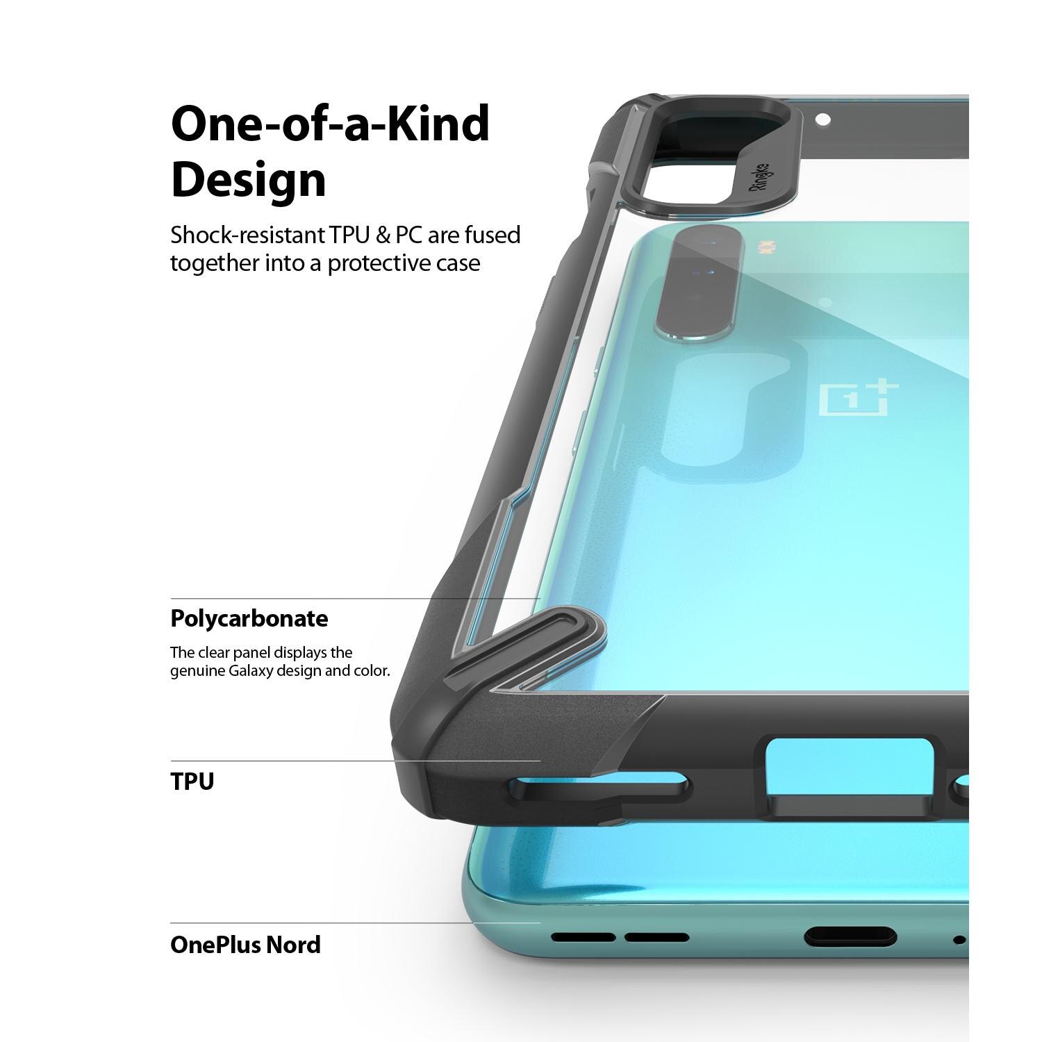 Funda Fusion X  OnePlus Nord Negro