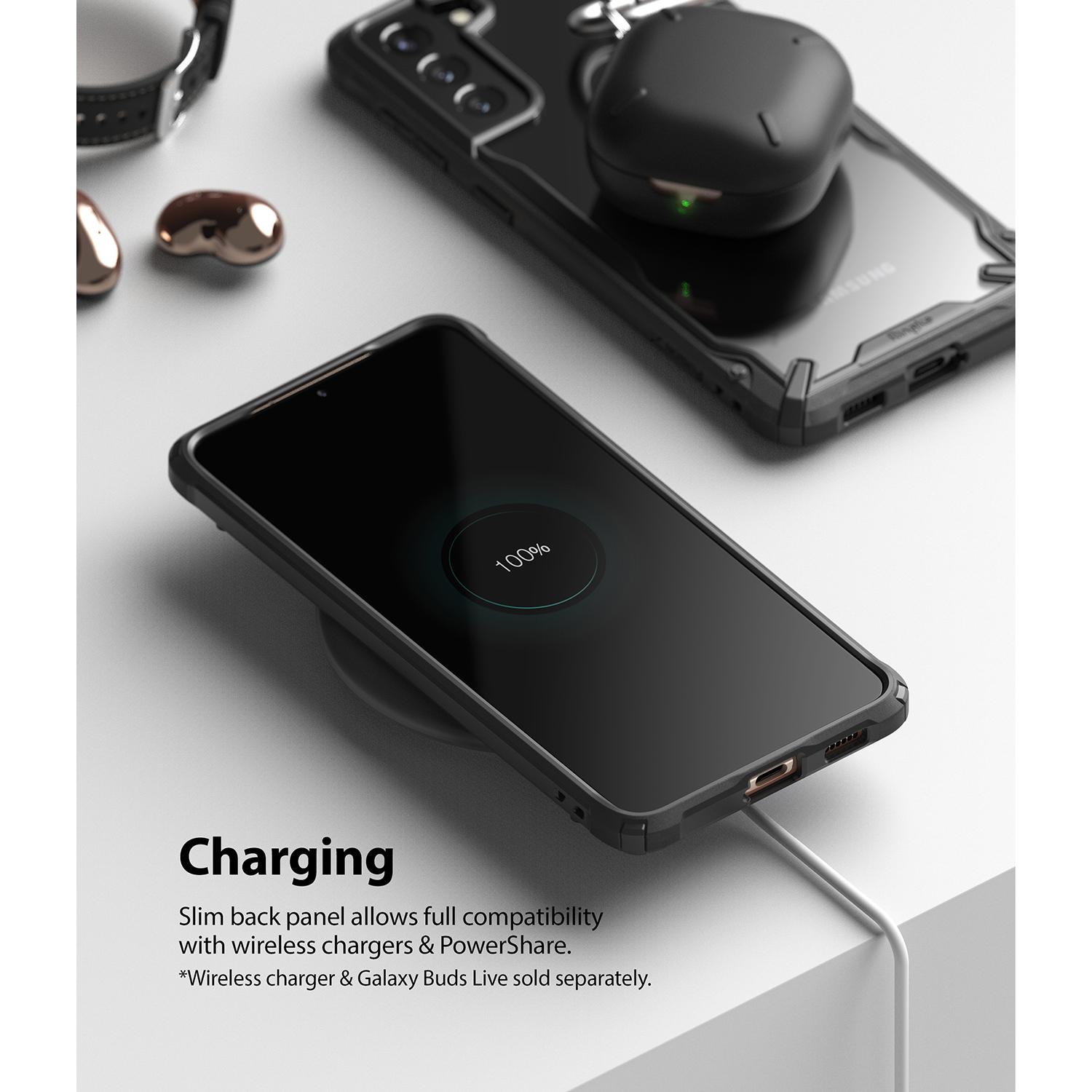 Funda Fusion X Samsung Galaxy S21 Plus Negro