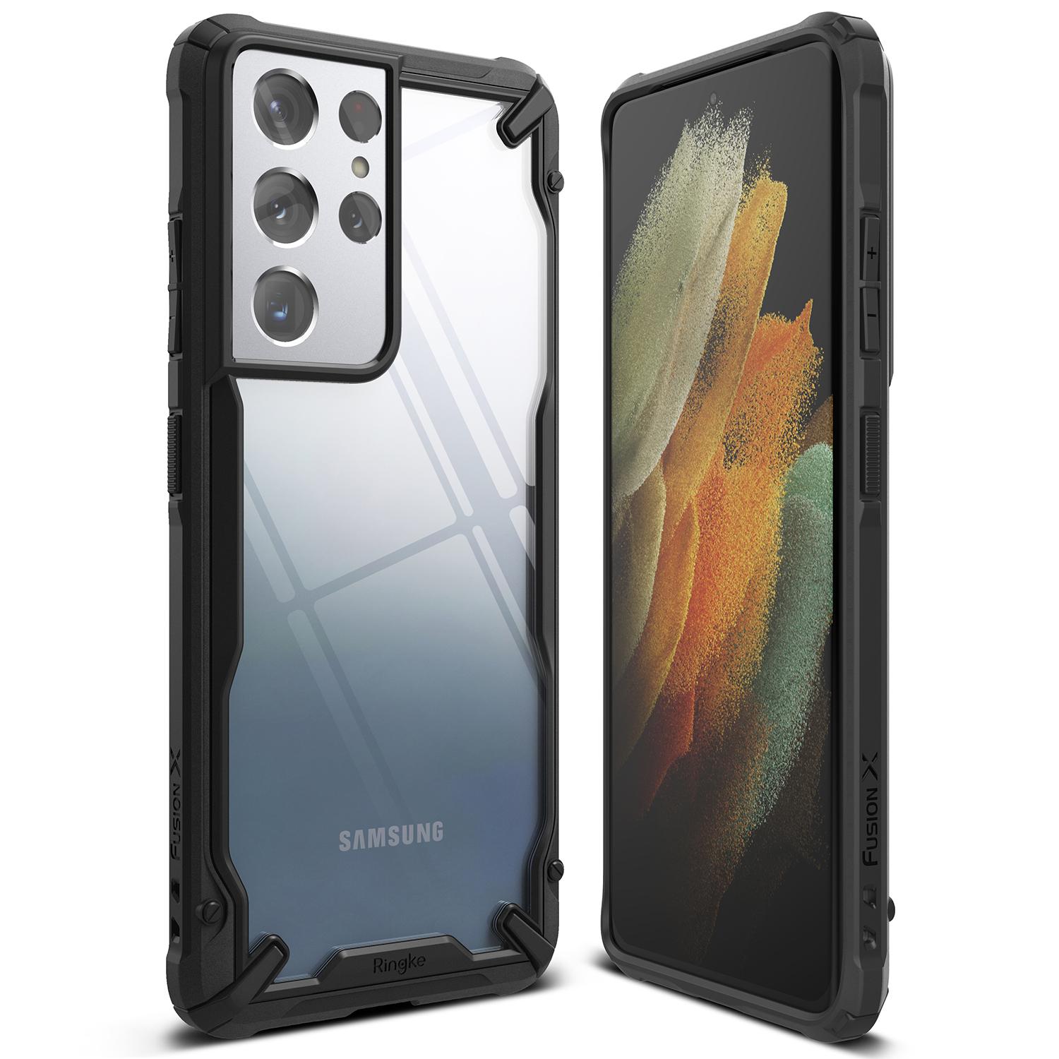 Funda Fusion X Samsung Galaxy S21 Ultra Negro