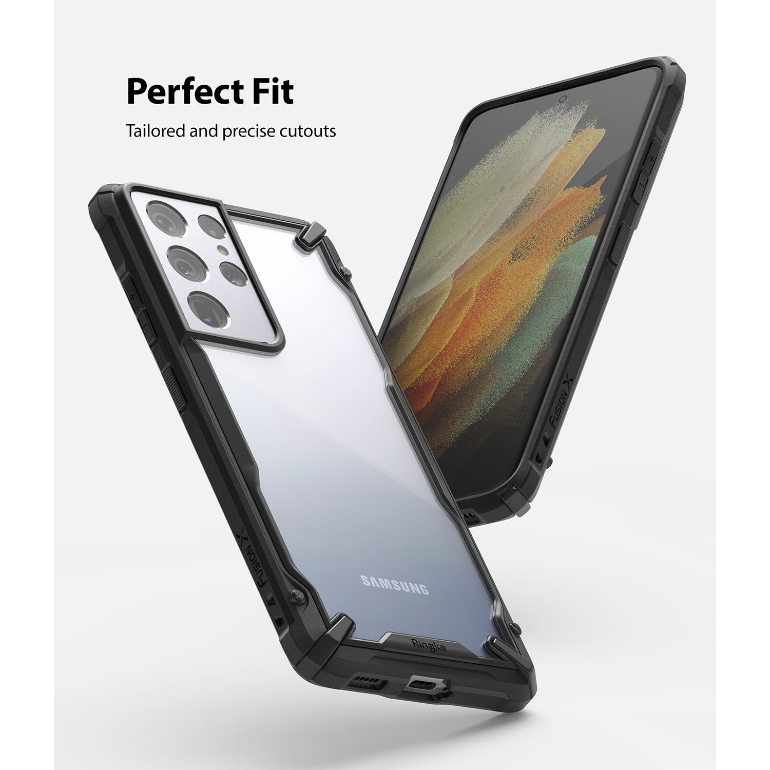 Funda Fusion X Samsung Galaxy S21 Ultra Negro