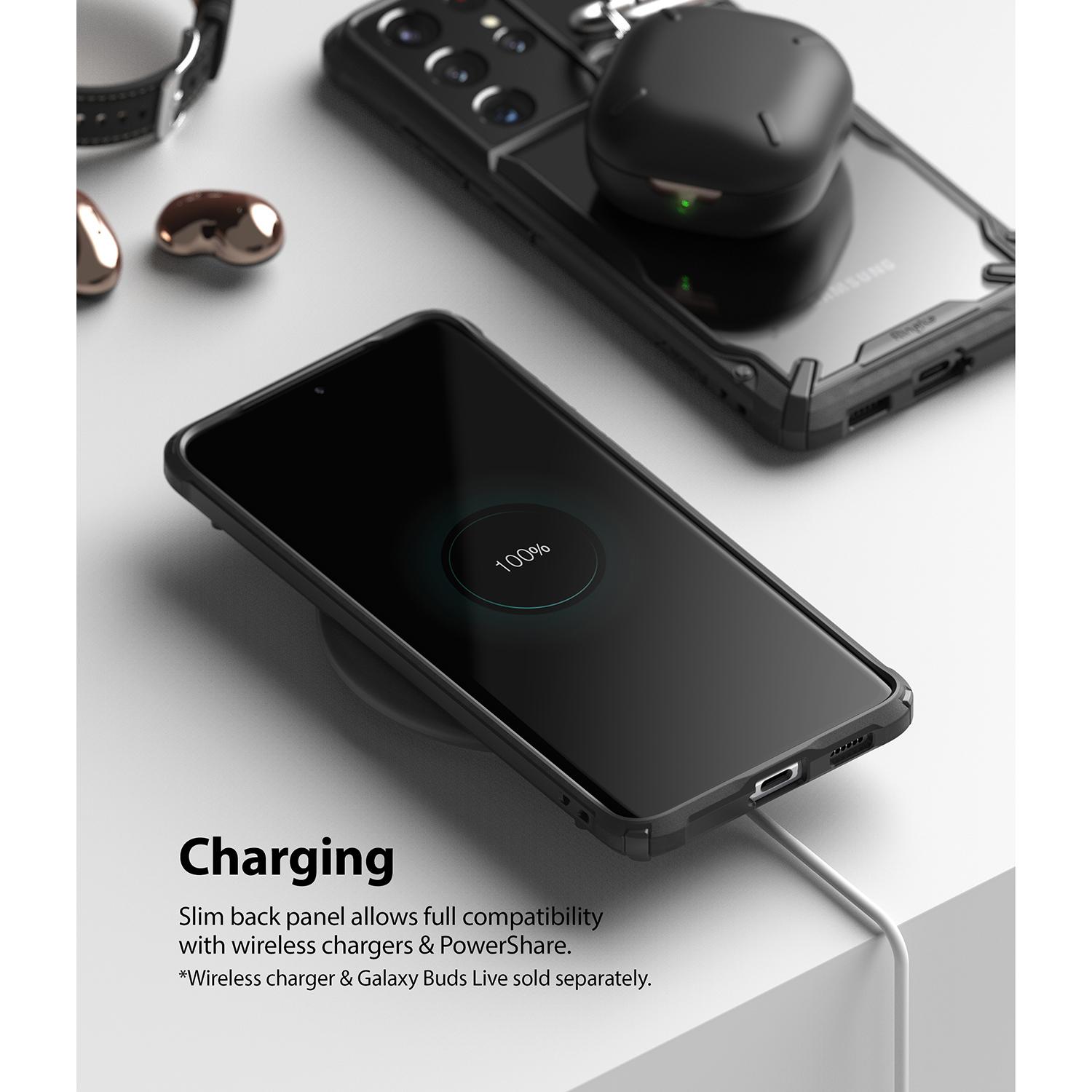 Funda Fusion X Samsung Galaxy S21 Ultra Negro