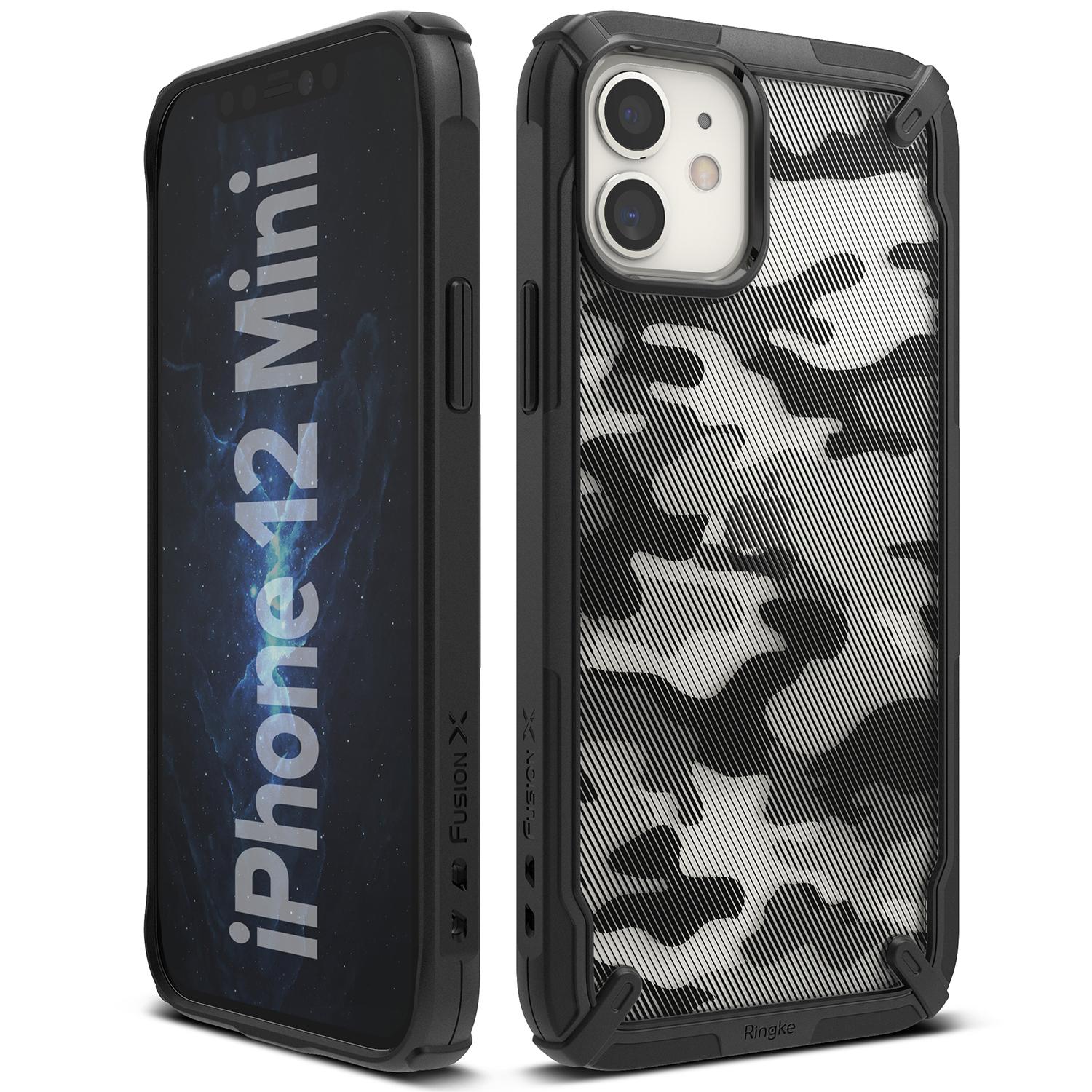 Funda Fusion X iPhone 12 Mini Camo Black