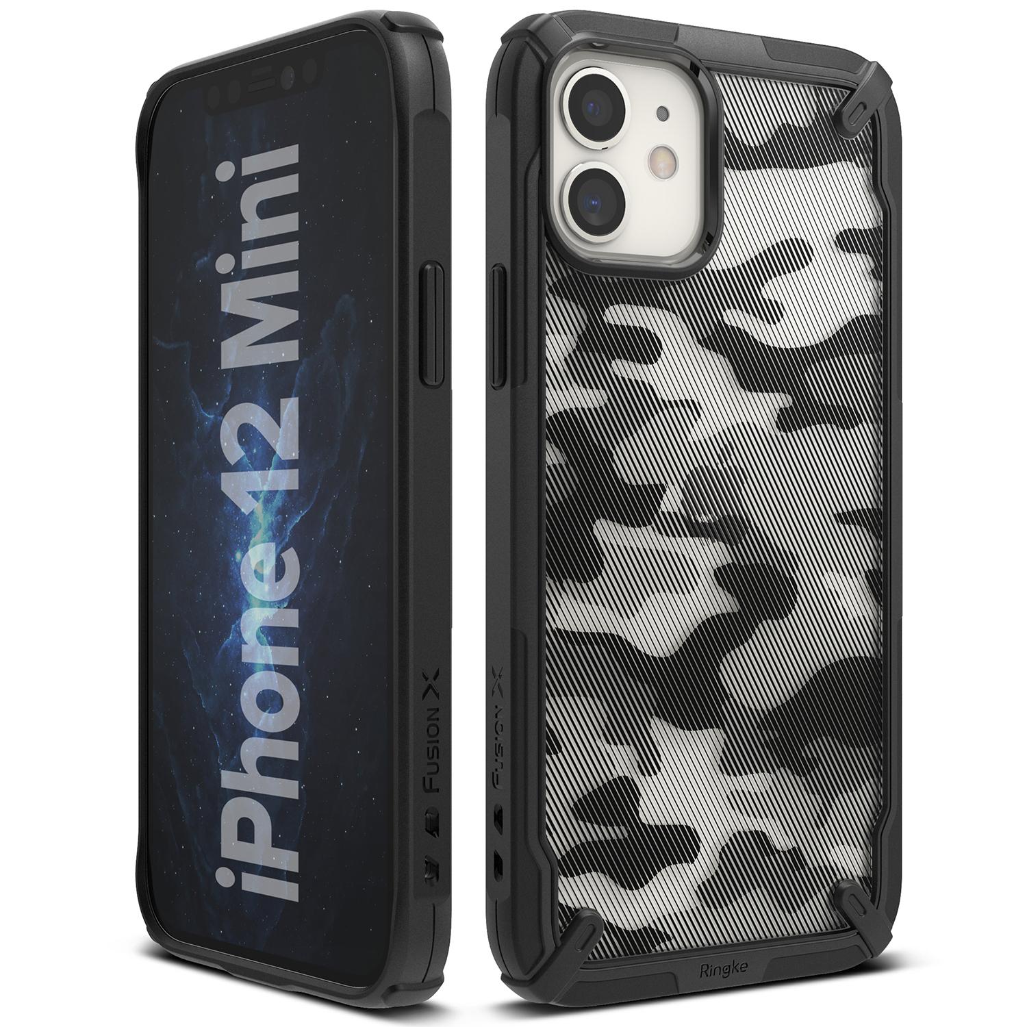 Funda Fusion X Design iPhone 12 Mini Camo Black