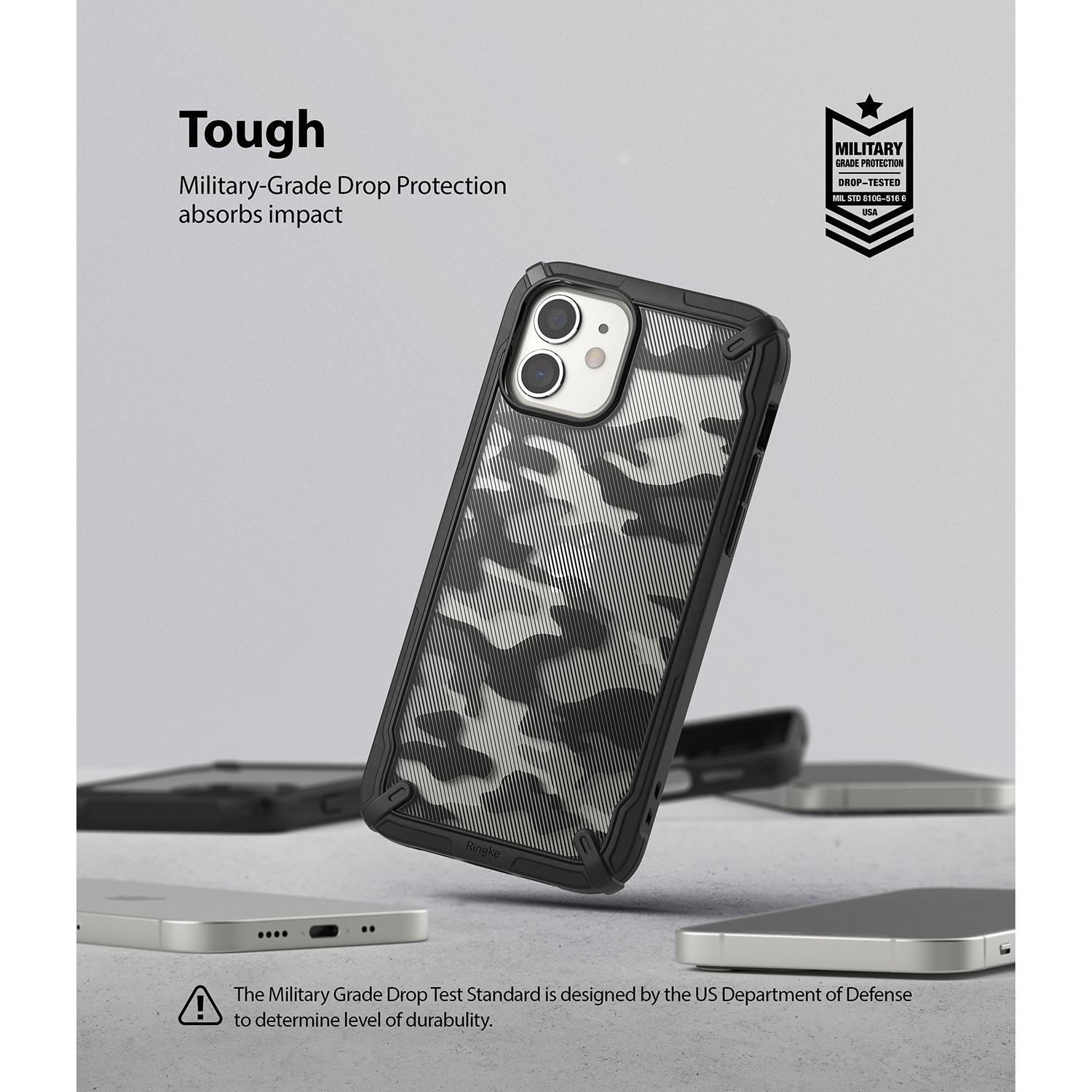 Funda Fusion X iPhone 12 Mini Camo Black