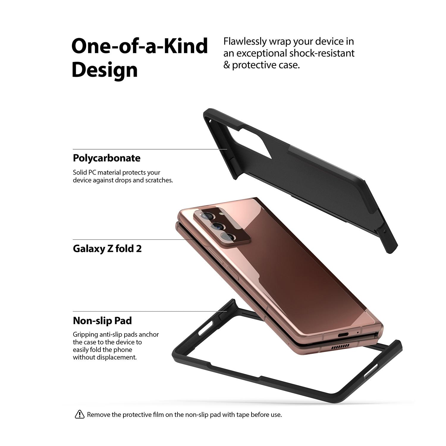 Funda Slim Samsung Galaxy Z Fold 2 Matte Black