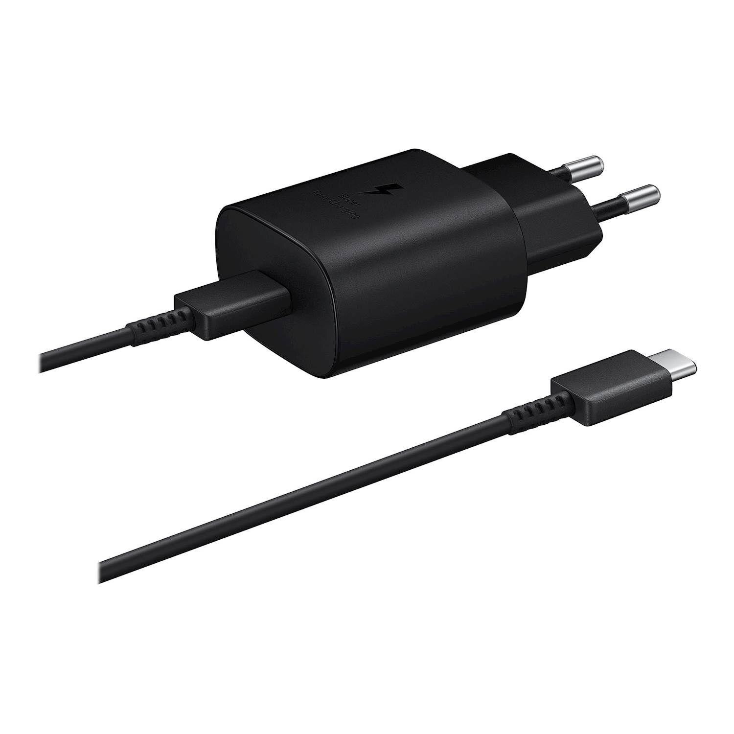 Cargador Fast Charge 25W USB-C Negro