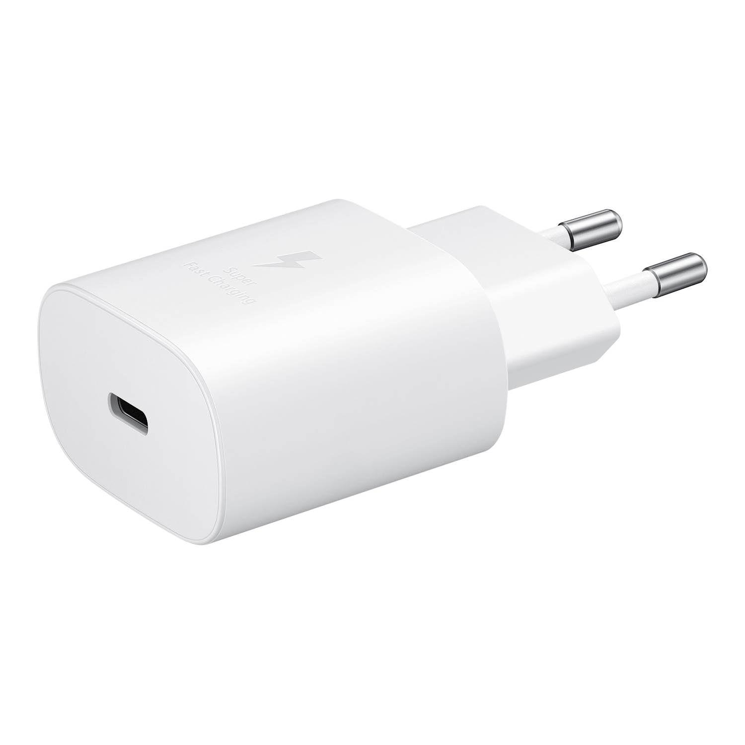 Cargador Fast Charge 25W USB-C Blanco