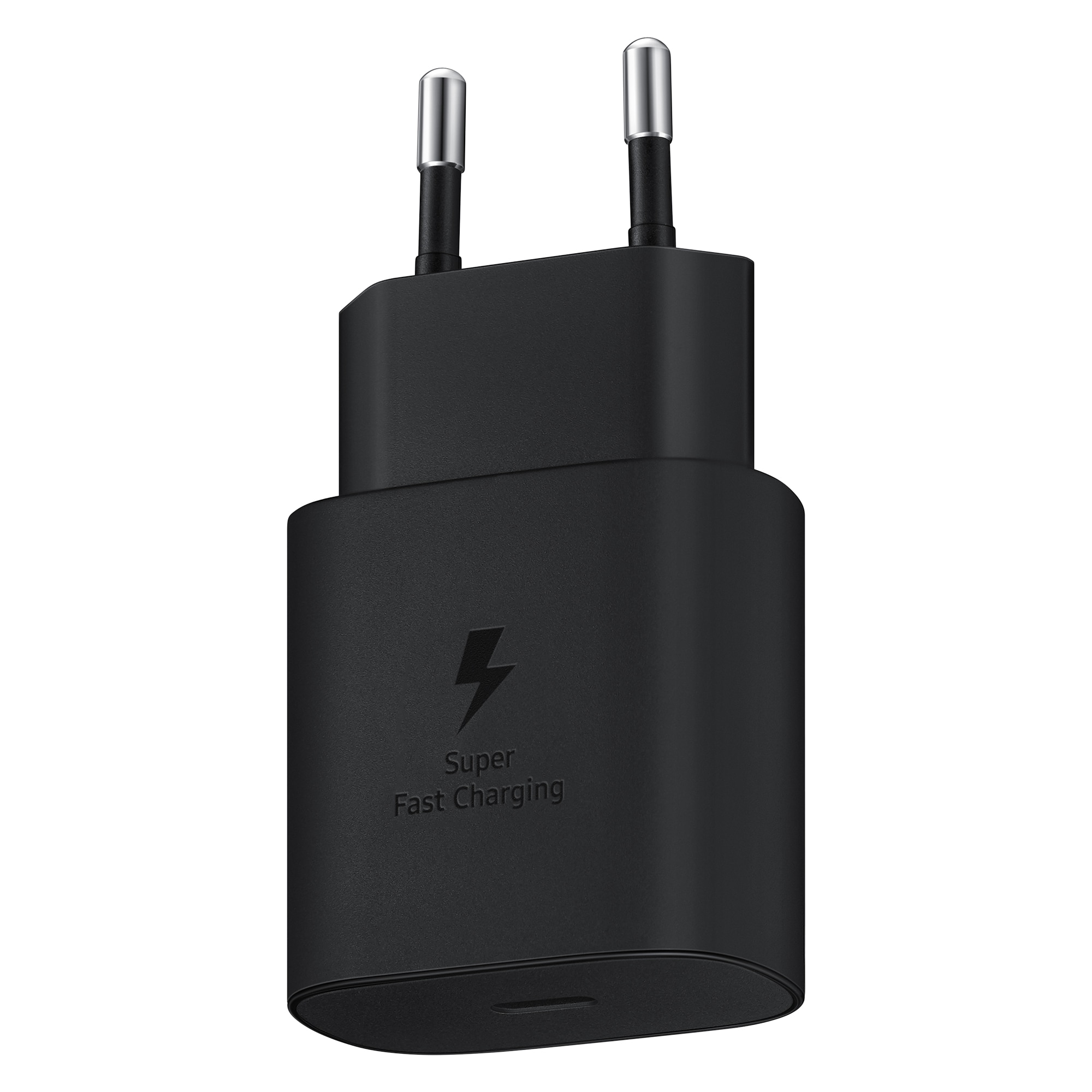 Adaptador de corriente Fast Charge 25W USB-C PD Negro