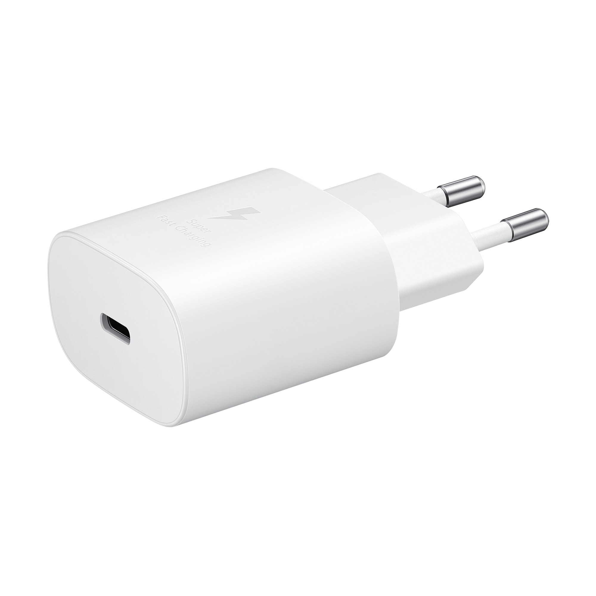 Adaptador de corriente Fast Charge 25W USB-C PD Blanco