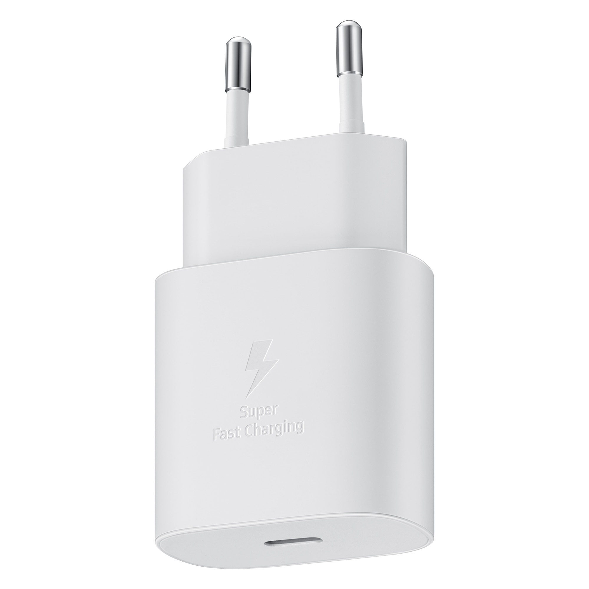 Adaptador de corriente Fast Charge 25W USB-C PD Blanco