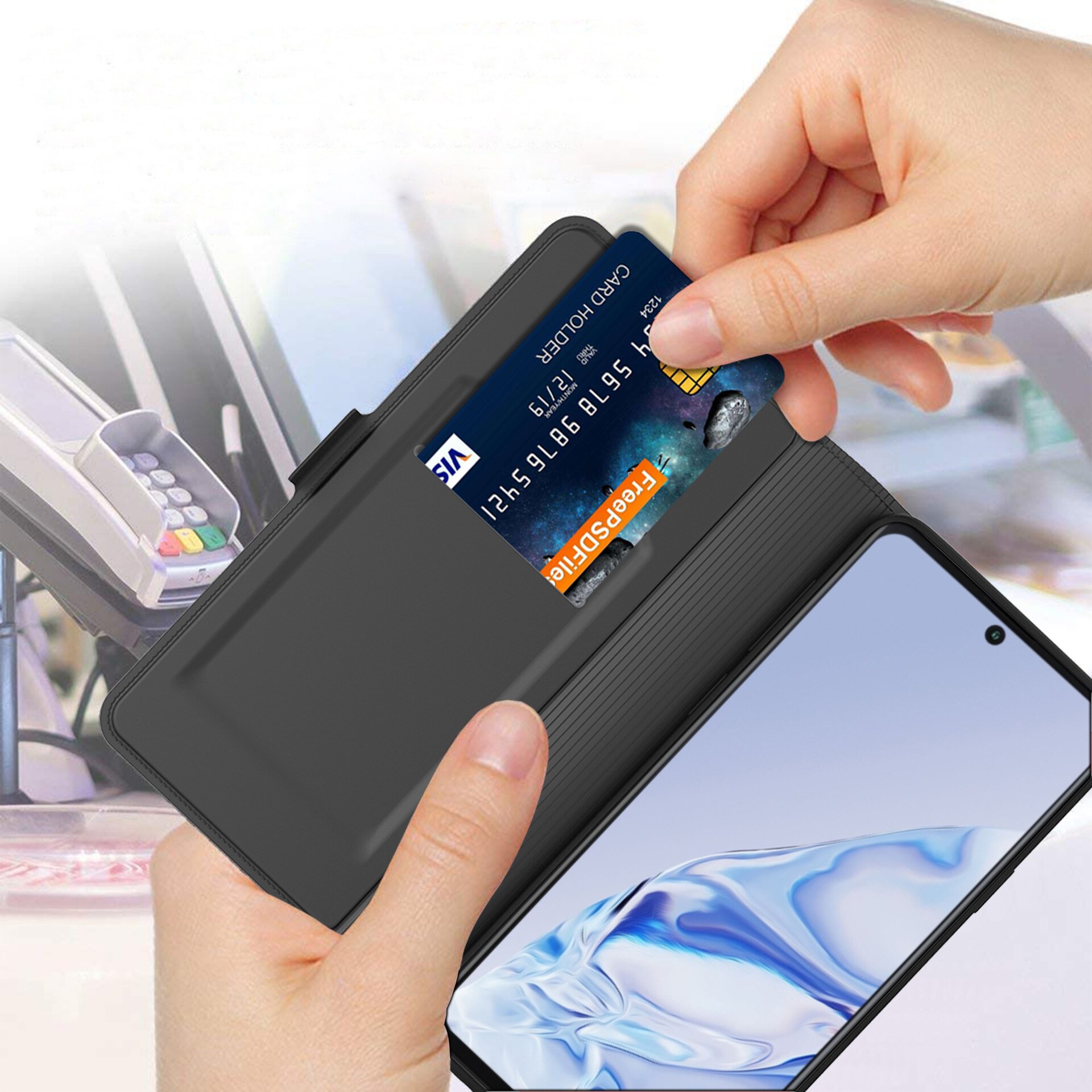 Cartera Slim Card Wallet  OnePlus 13 negro