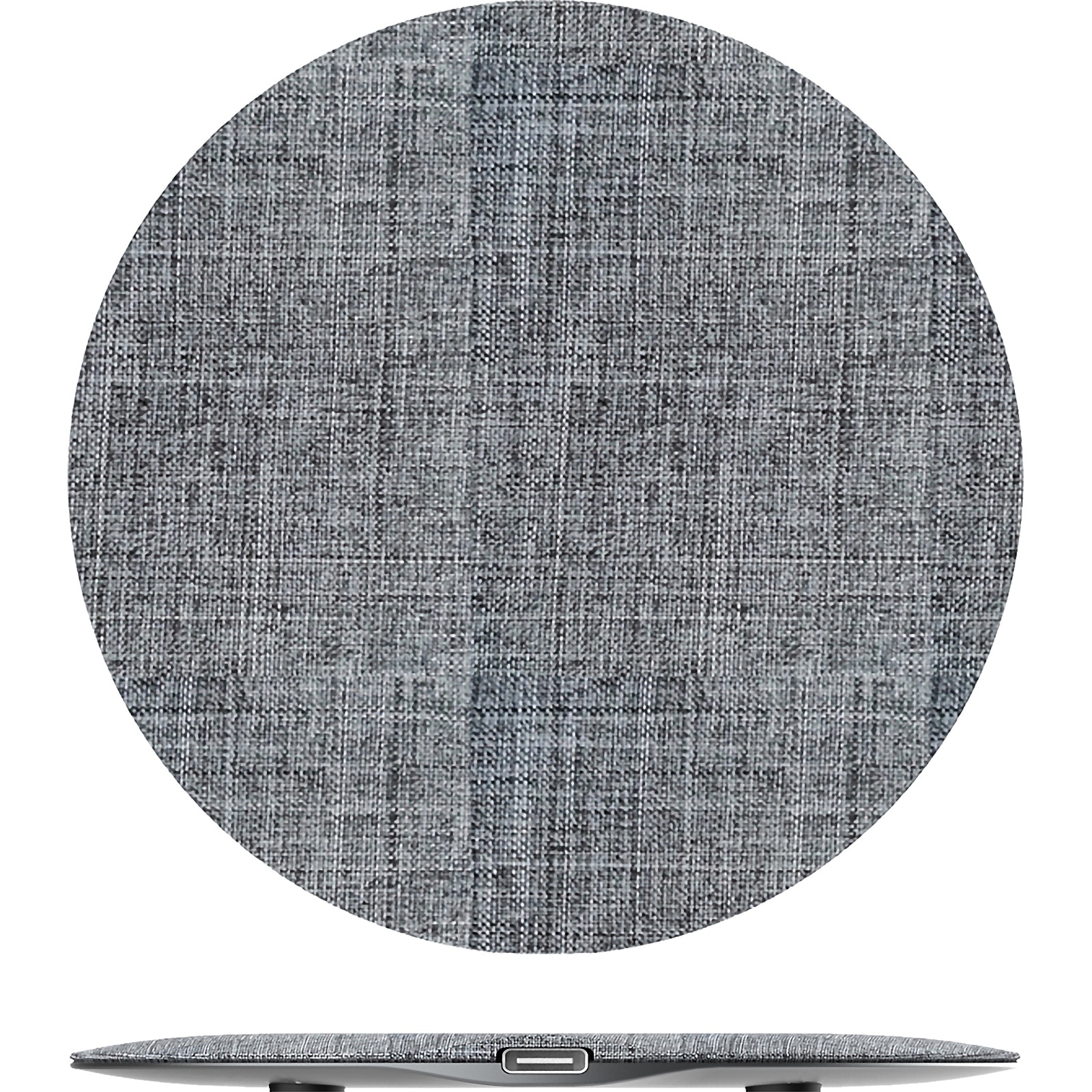 Almohadilla de carga Qi inalámbrica de 15W para  Motorola Razr 50 Ultra gris