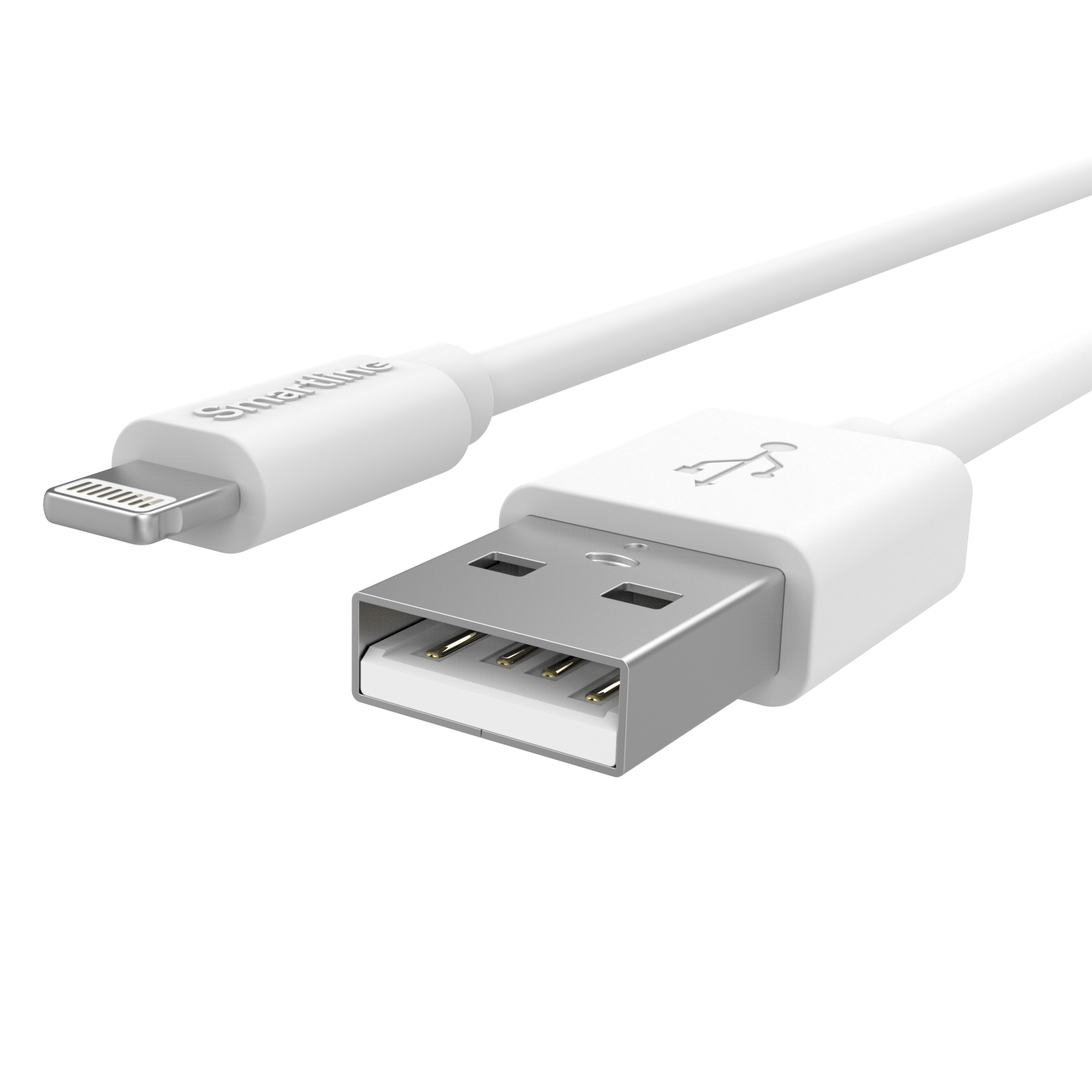 Cable USB-A a Lightning 2 metros Blanco