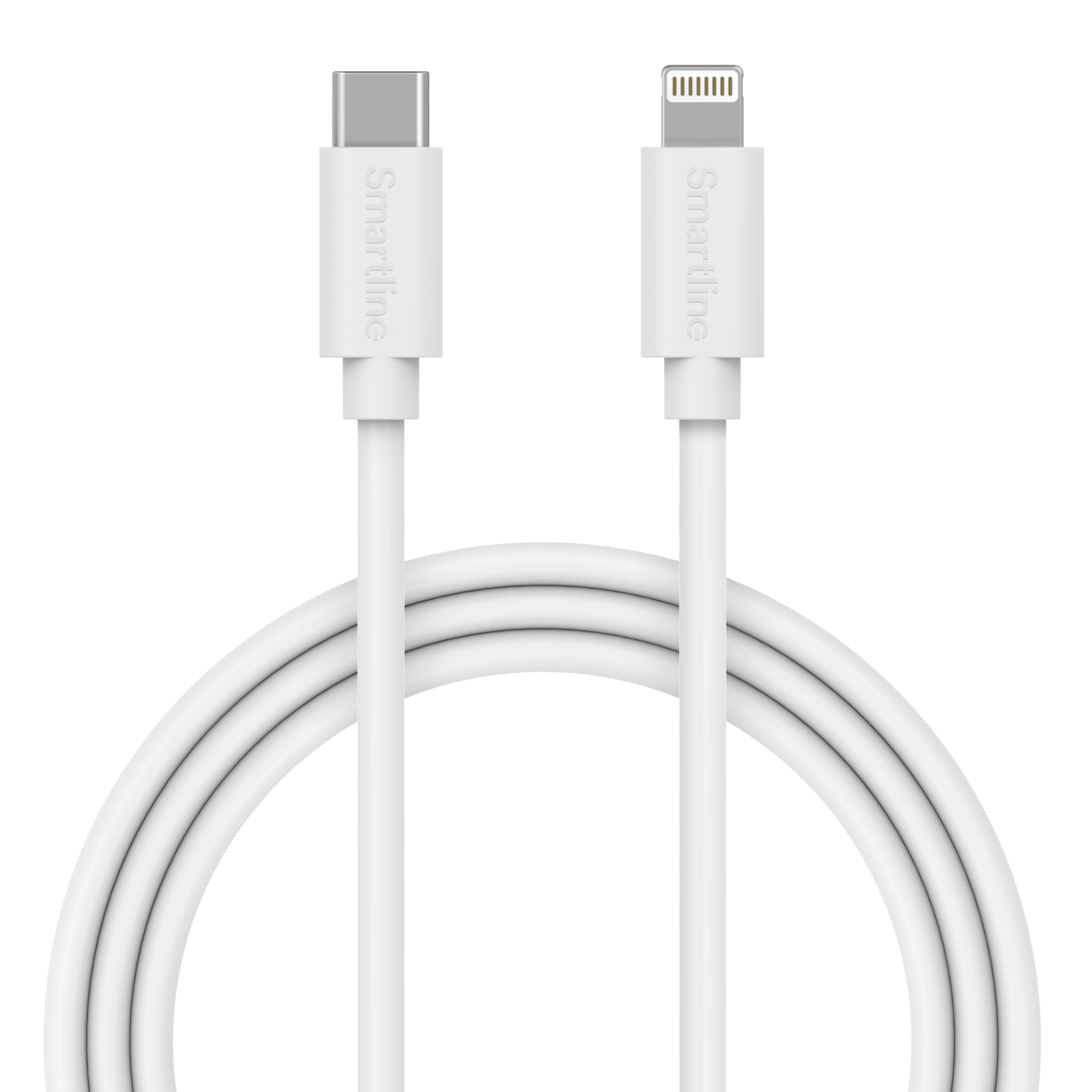 Cable Largo USB-C a Lightning 2 metros iPad Mini 1 7.9 (2012) blanco