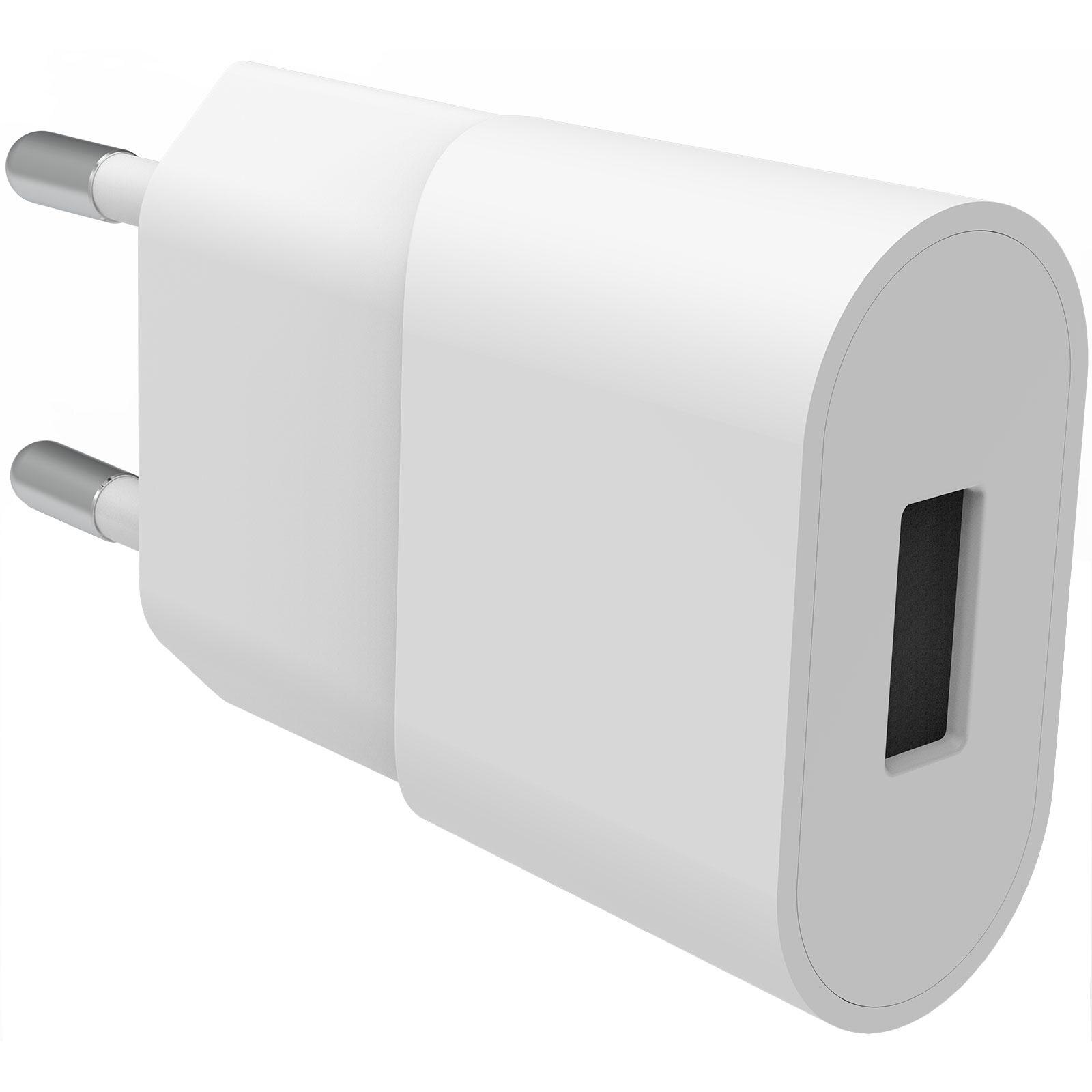 Cargador USB 1A Blanco