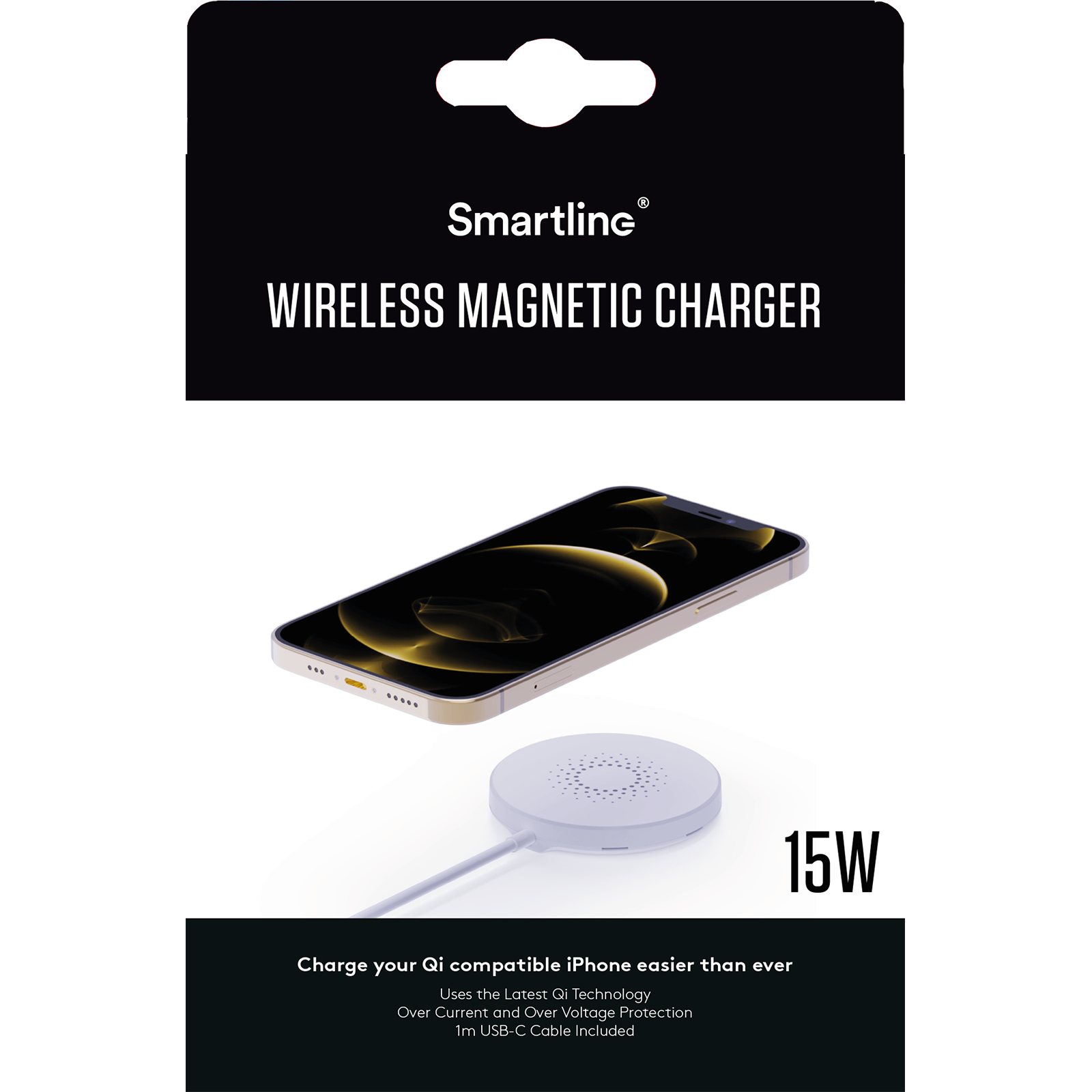 Wireless Qi Magnetic 15W Blanco