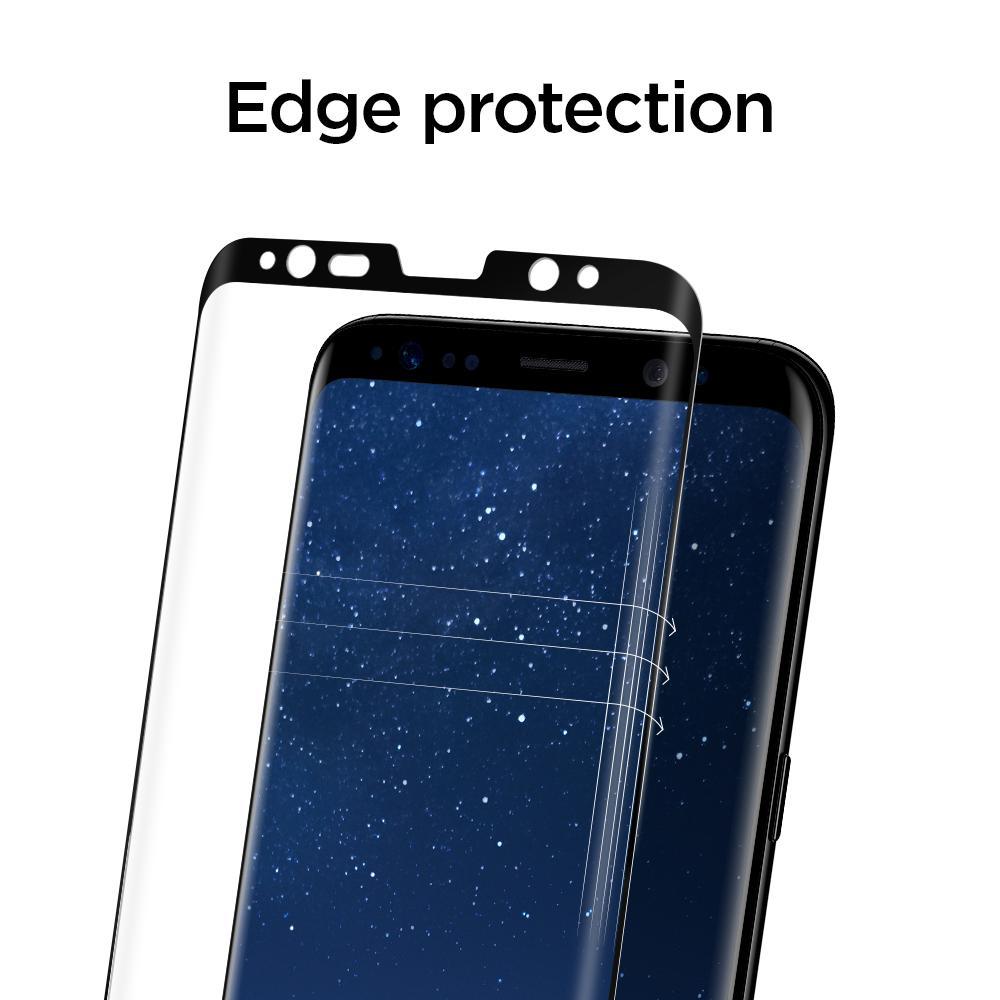 Screen Protector GLAS.tR Full Cover Glass Samsung Galaxy S8 Negro