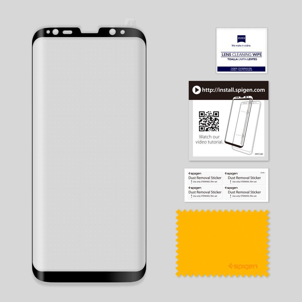 Screen Protector GLAS.tR Full Cover Glass Samsung Galaxy S8 Negro