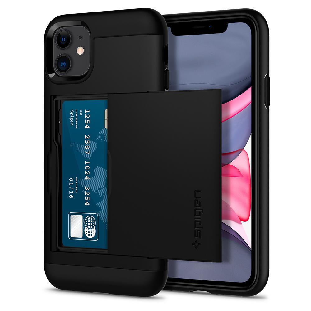 Spigen Funda Slim Armor CS iPhone 15 Pro Max Black - Comprar online