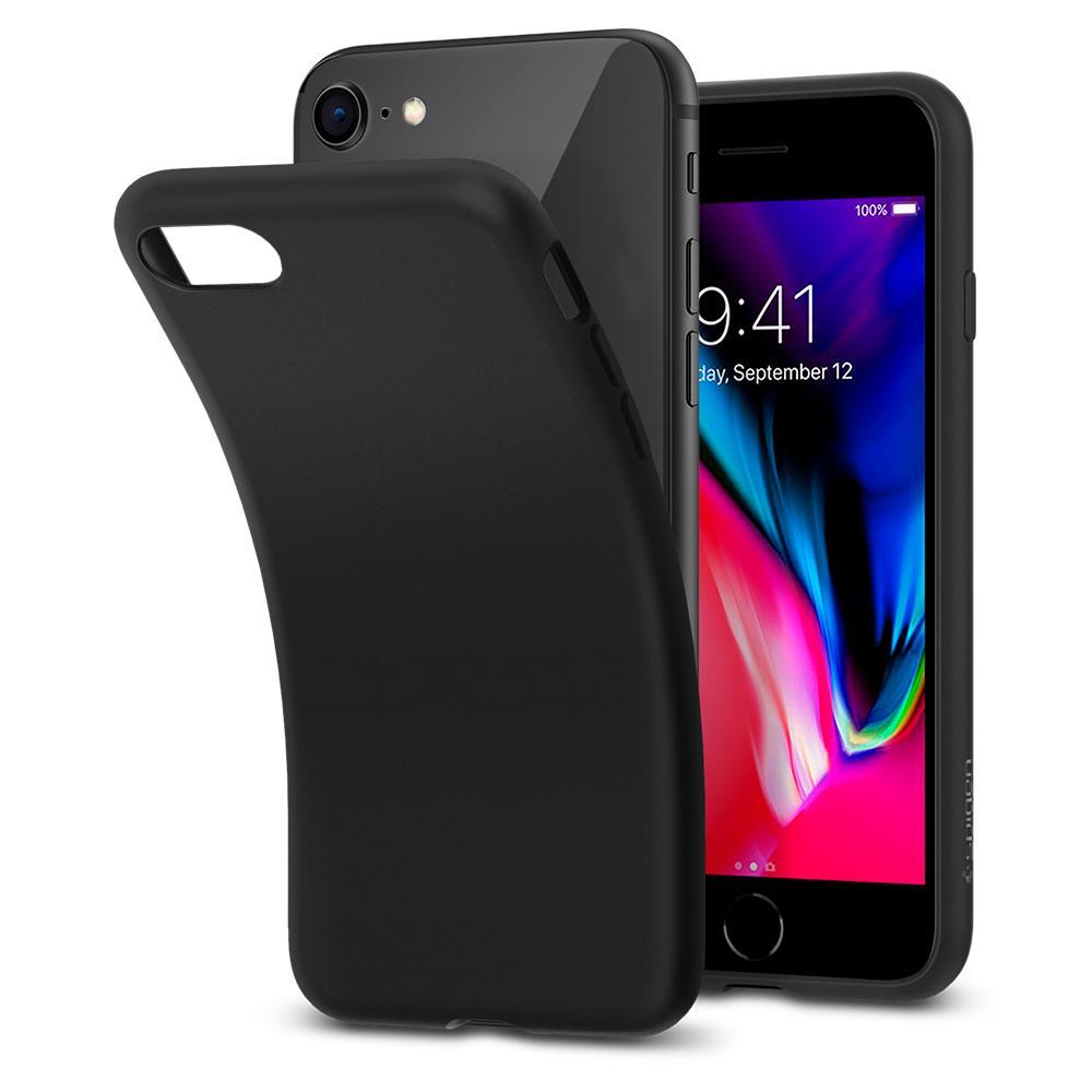 Funda Liquid Crystal iPhone 7/8/SE Matte Black